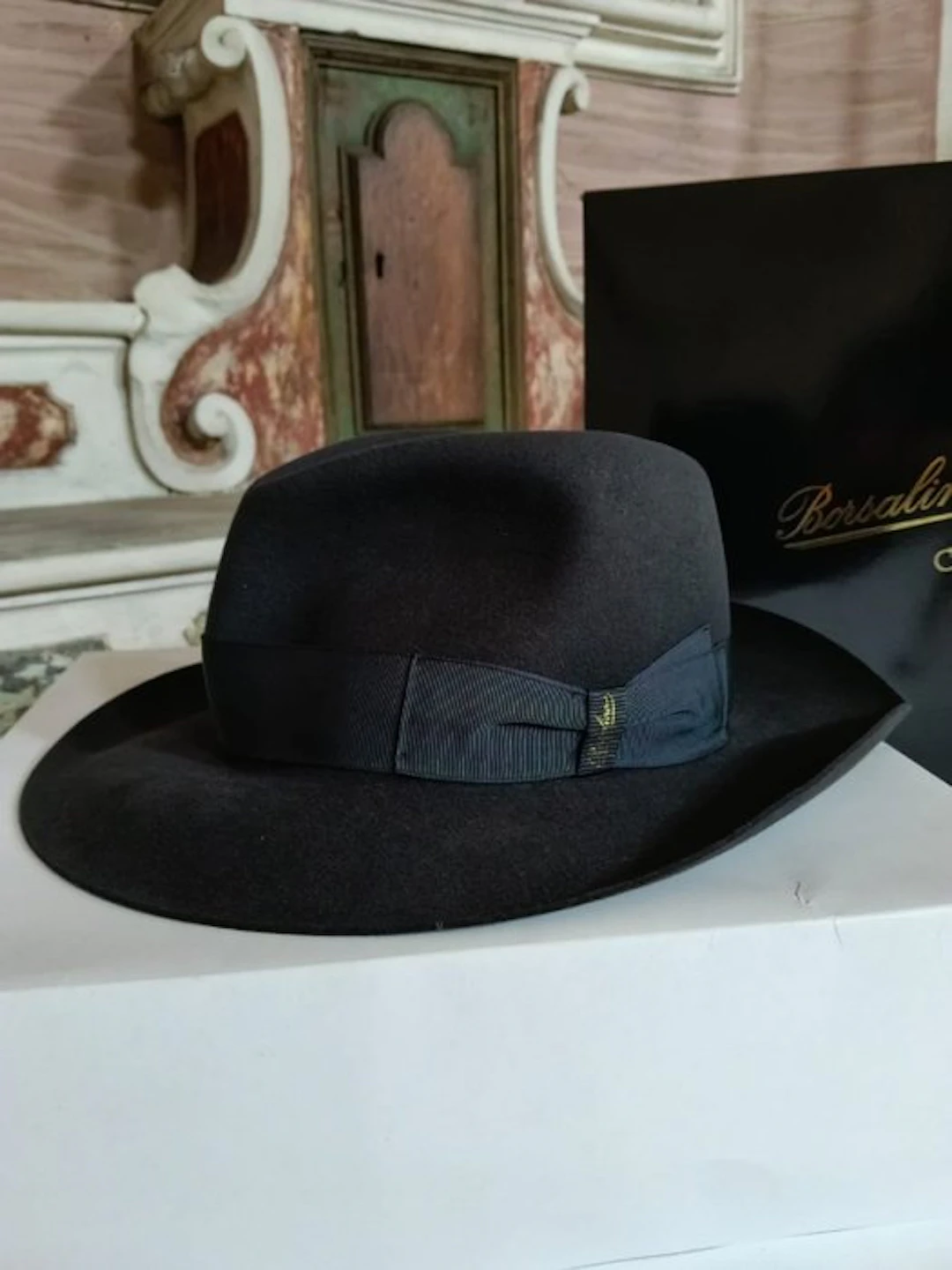 Borsalino - Hat (1) - Rabbit, Silk