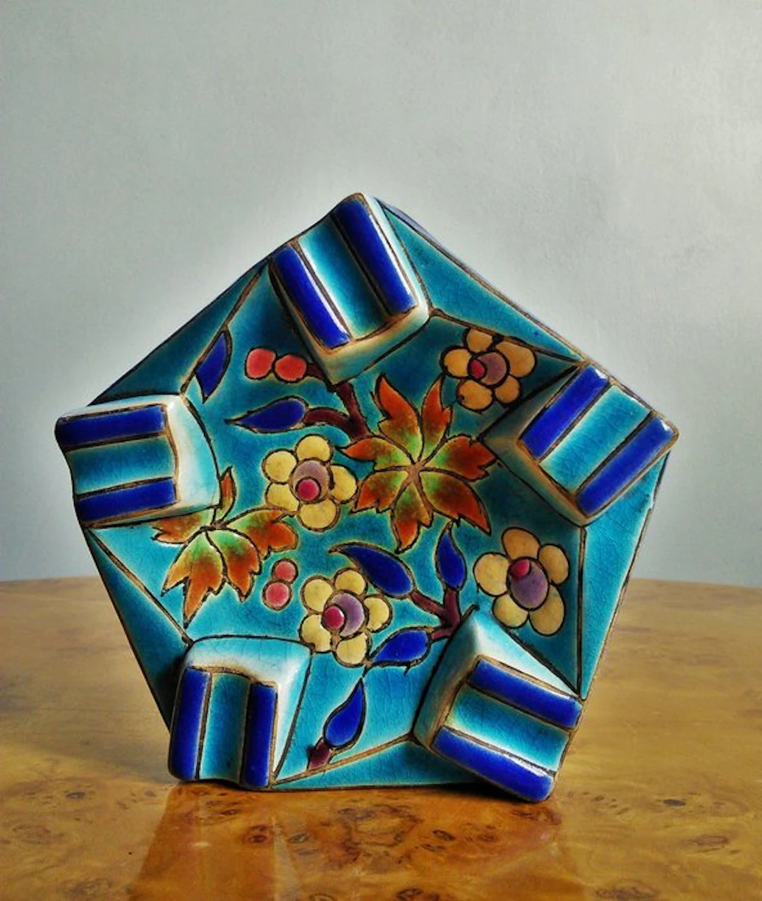 Longwy - Ashtray - Enamel, Ceramic, Glaze
