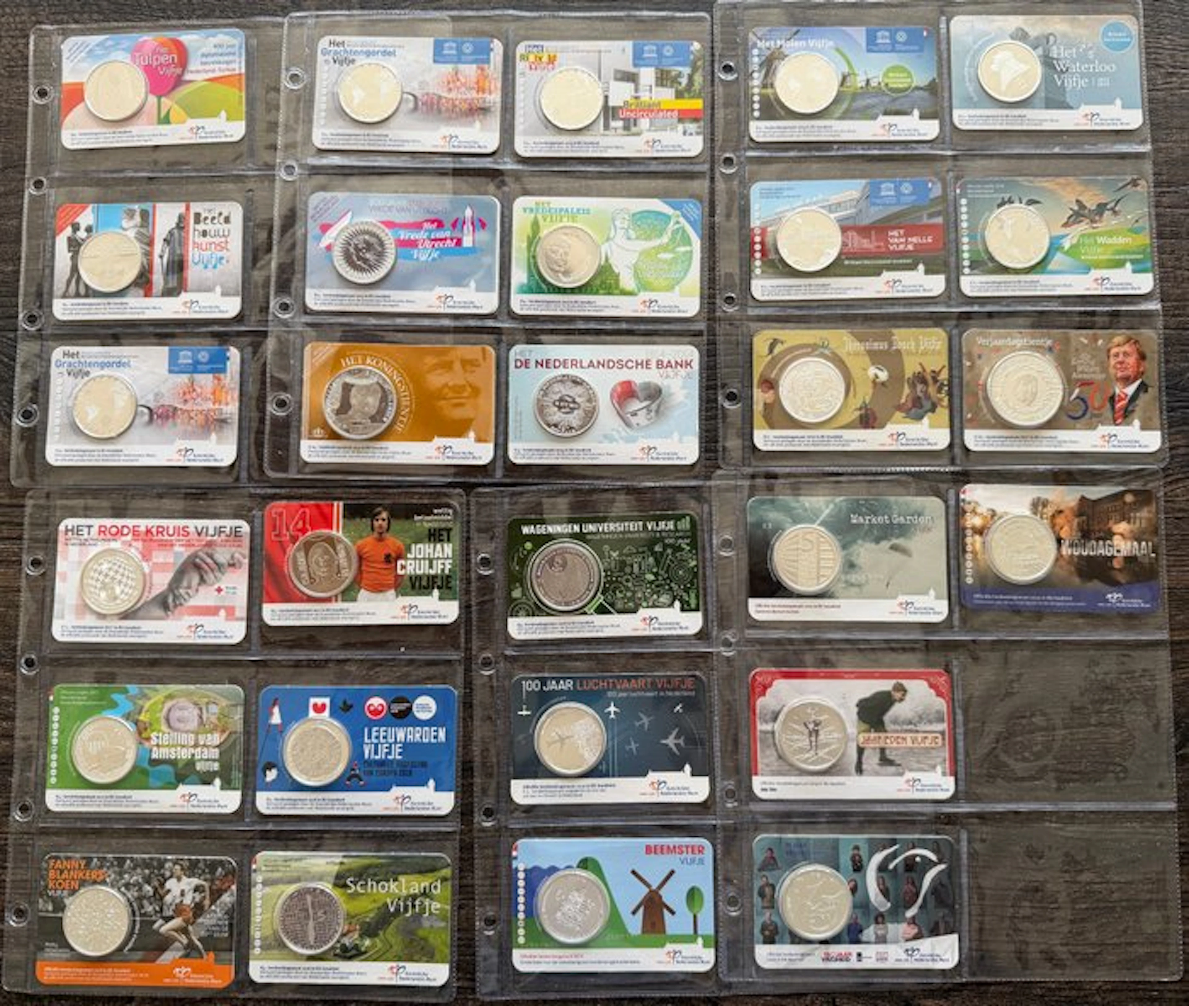 Netherlands. 5 Euro / 10 Euro 2012/2020 (28 coincards)