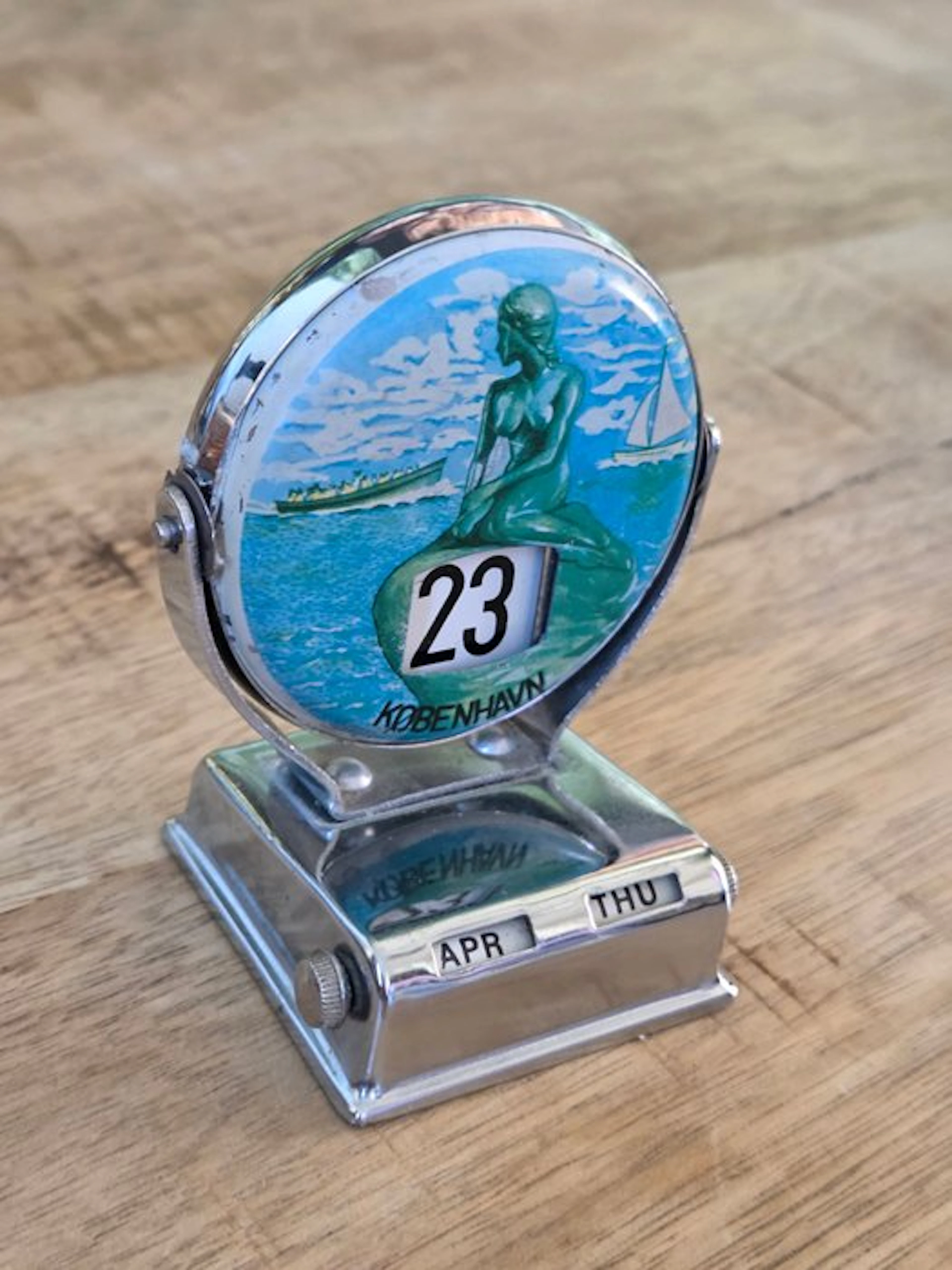 Perpetual calendar - Rare Danish vintage souvenir...
