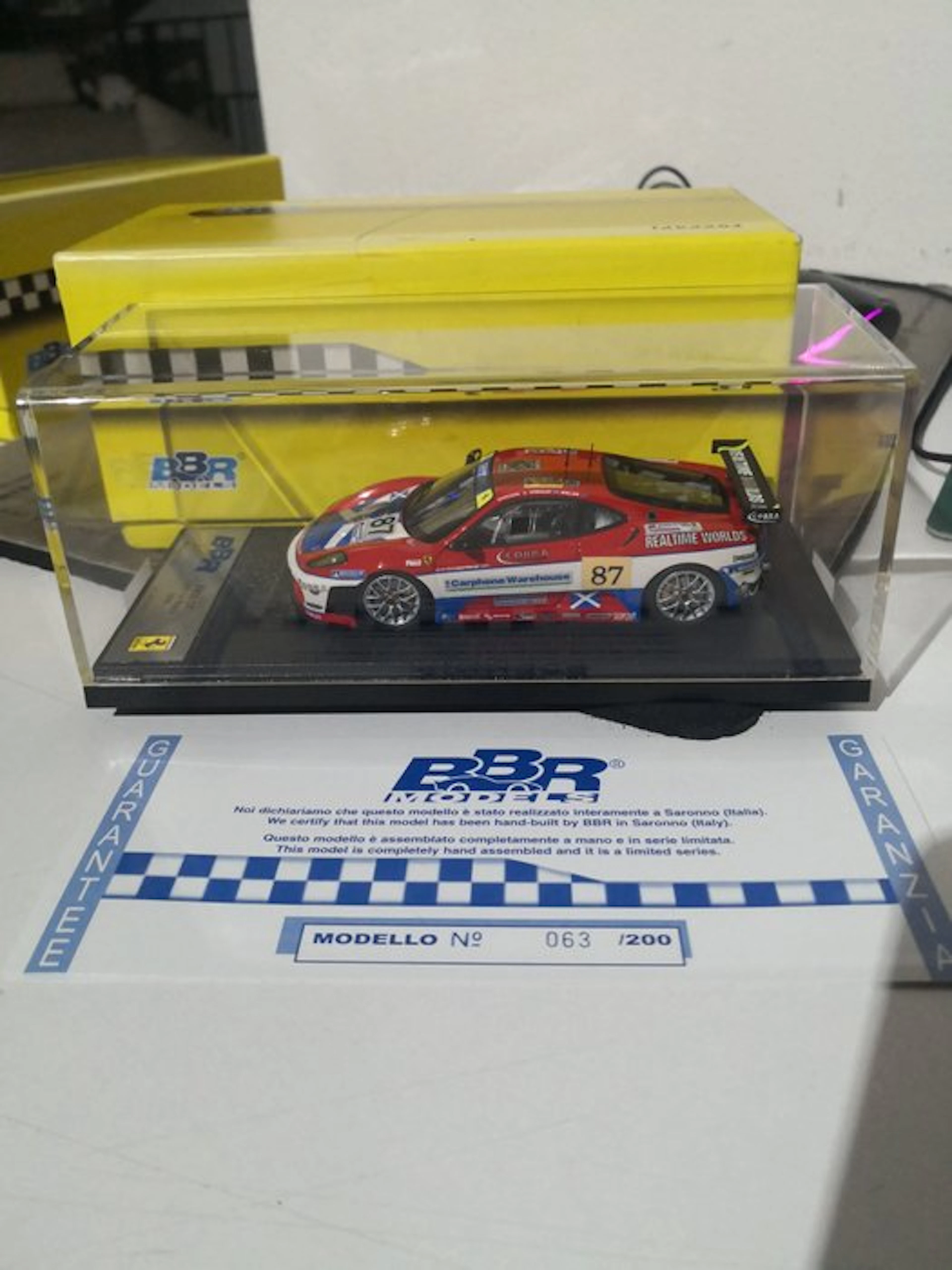 BBR 1:43 - Model sports car - Ferrari 430 GT LM GT2...