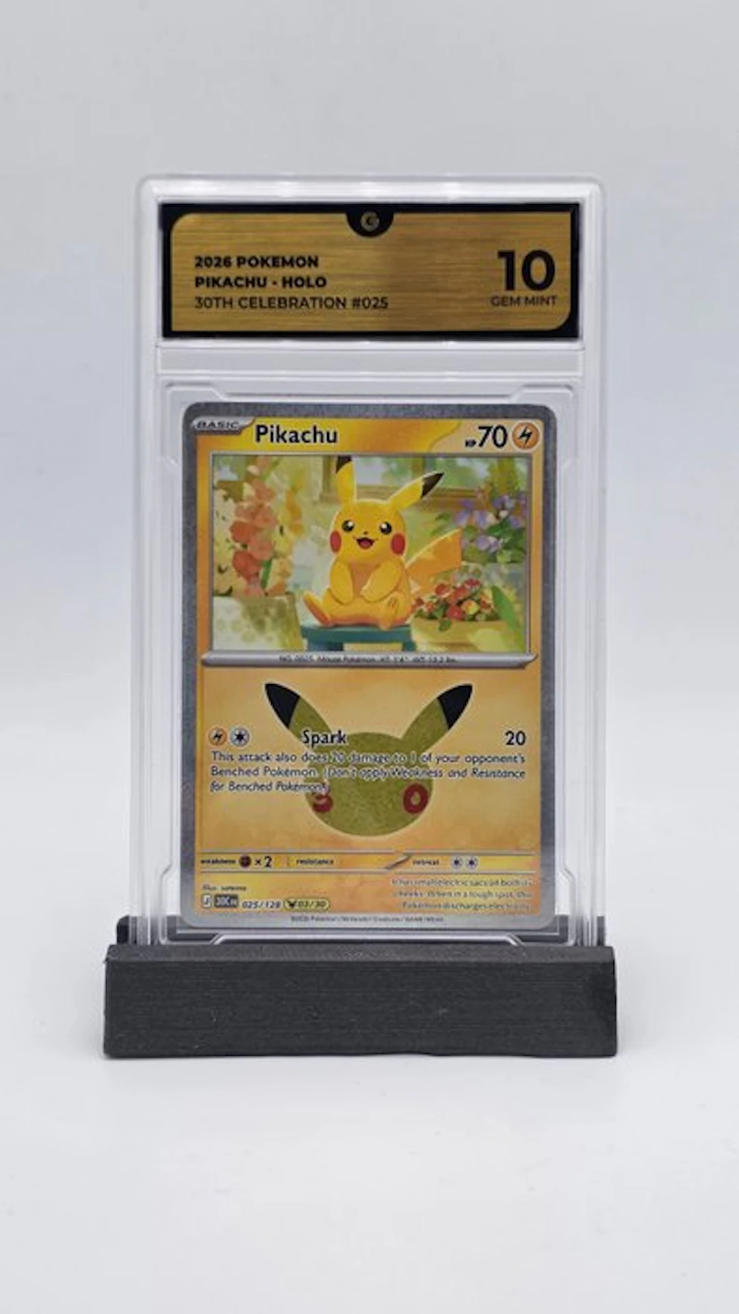Pokémon - 1 Graded card - Pikachu 025 Holo - GG 10 - Mega Evolution