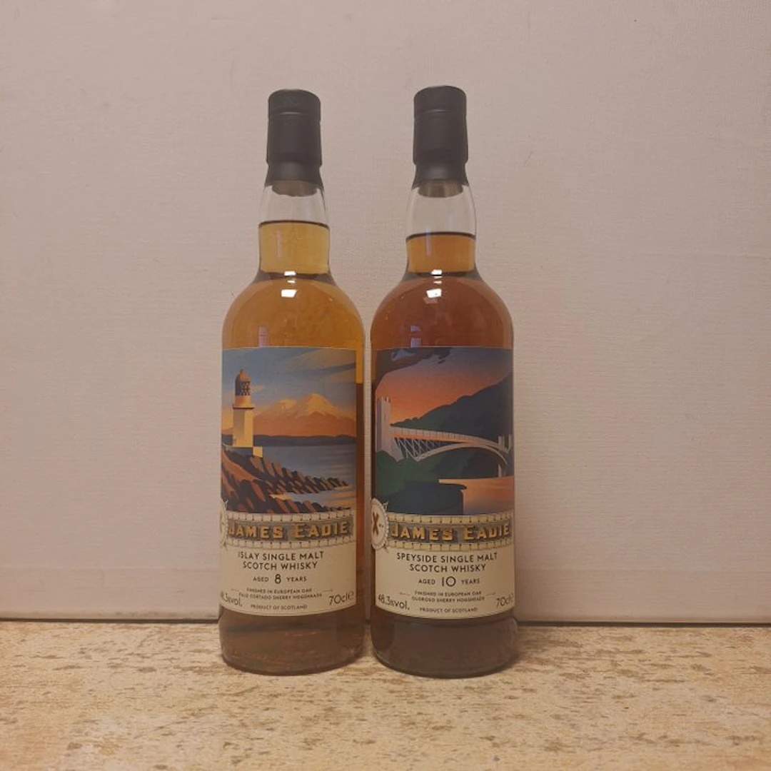 Caol Ila 8yo Palo Cortado Finish + Dailuaine 10yo Oloroso...