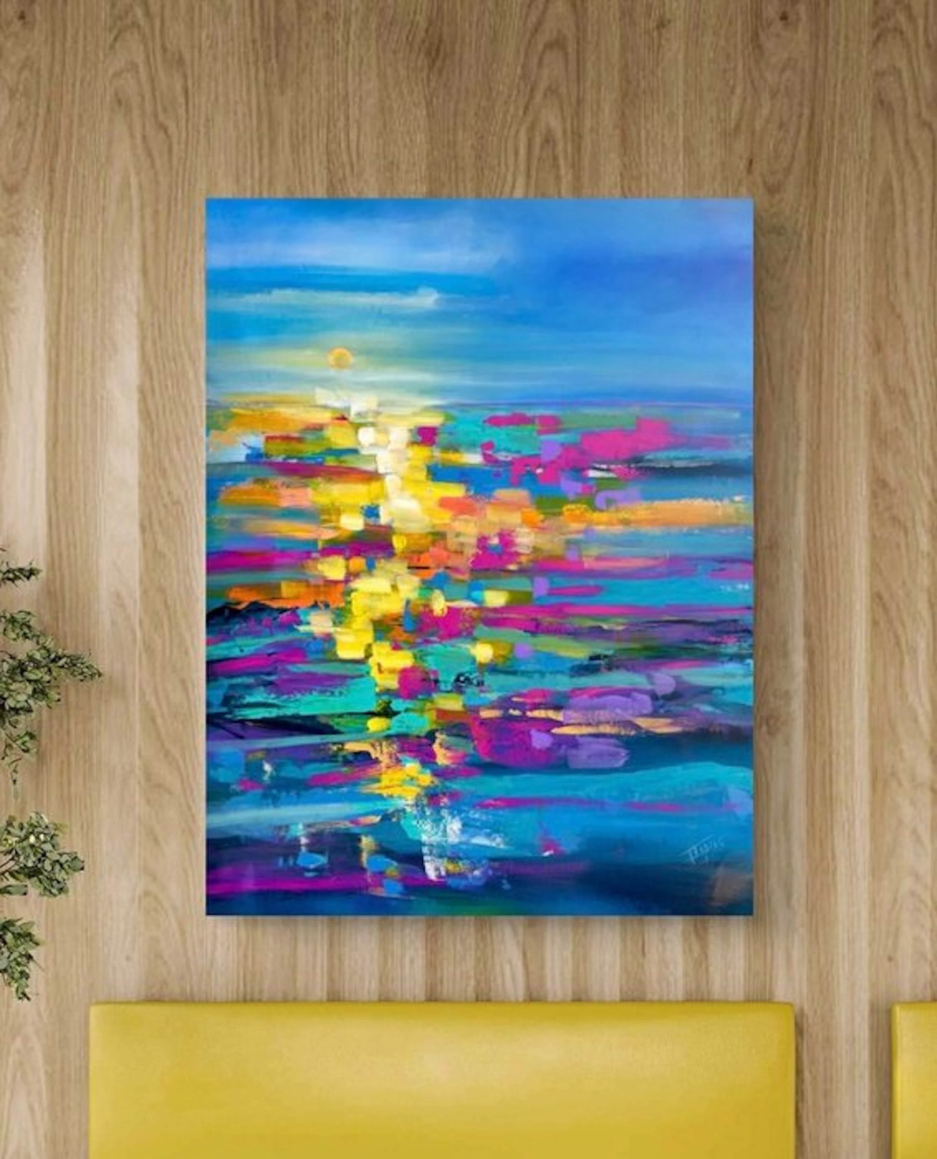Isabel Tapias T - Reflejos de Esperanza XL. No reserve. Obra original