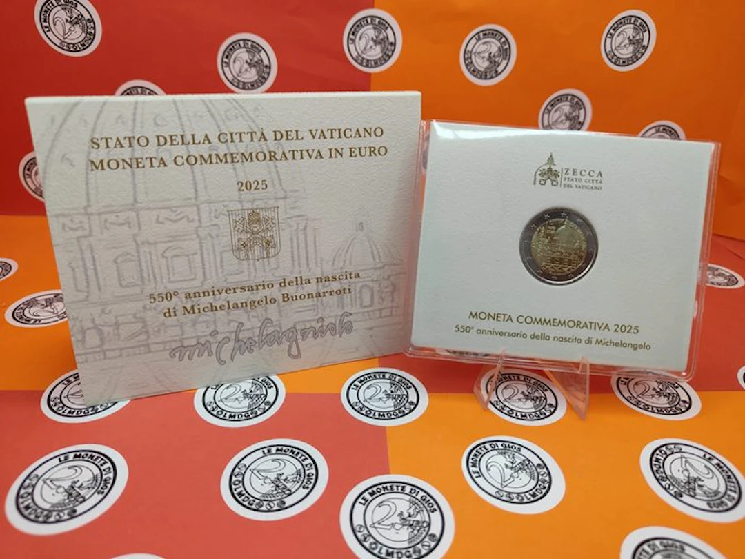 Vatican. 2 Euro 2025 "Michelangelo" (No reserve price)