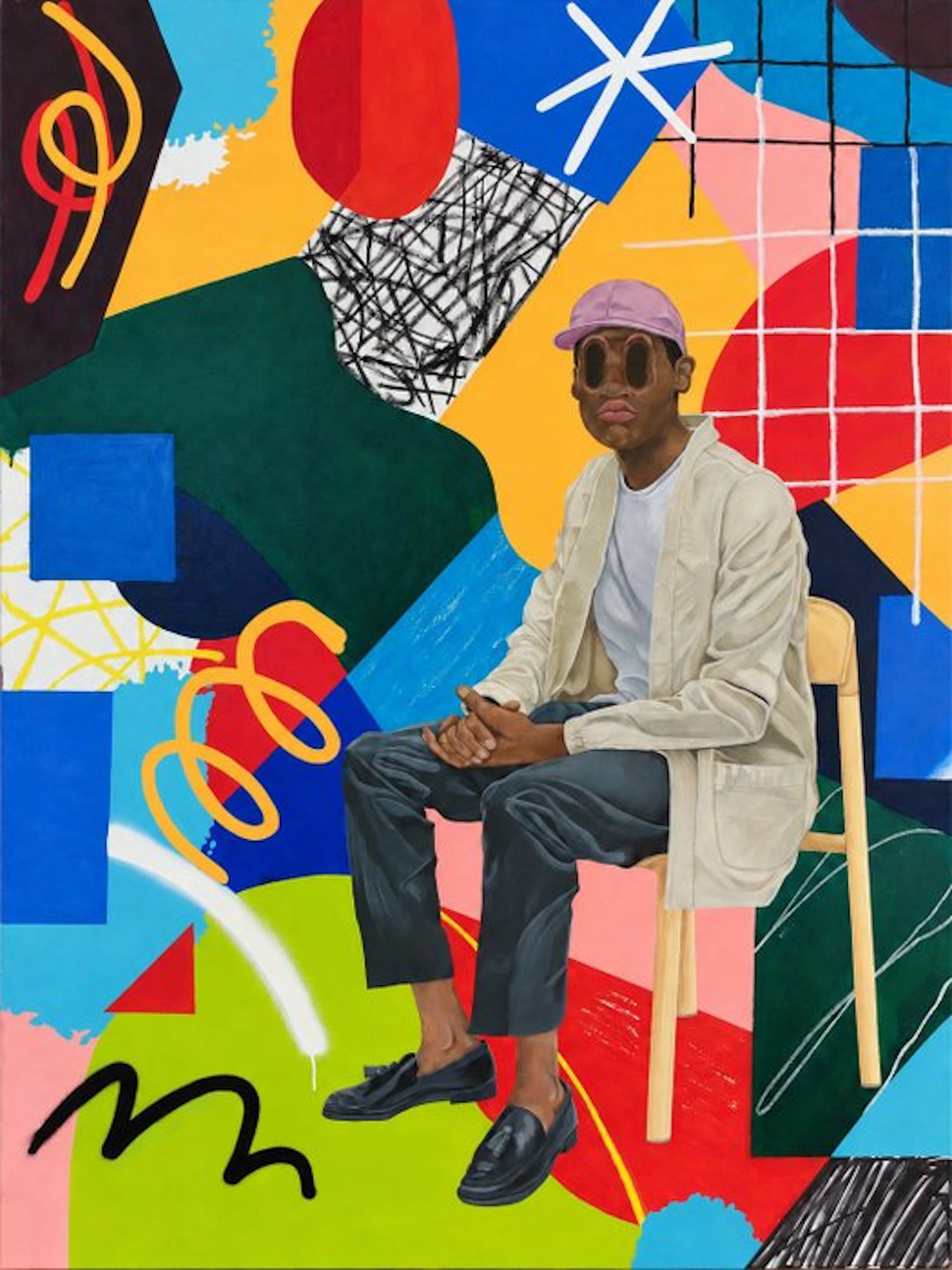 Wilfried Raguel - Abstract representation and portrait of...