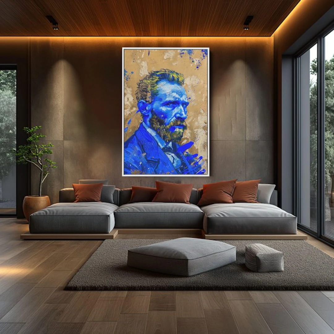 Dine Chanima (XX-XXI) - (XXL) Giant Street Wall with Van Gogh Portrait