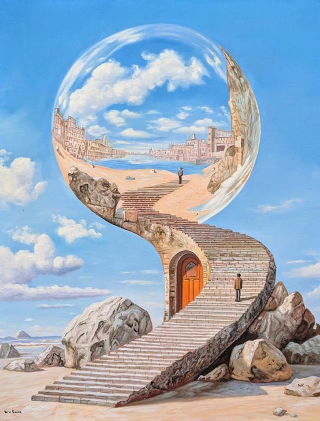 Wilhem von Kalisz - The Unknown Passage (100% hand-painted