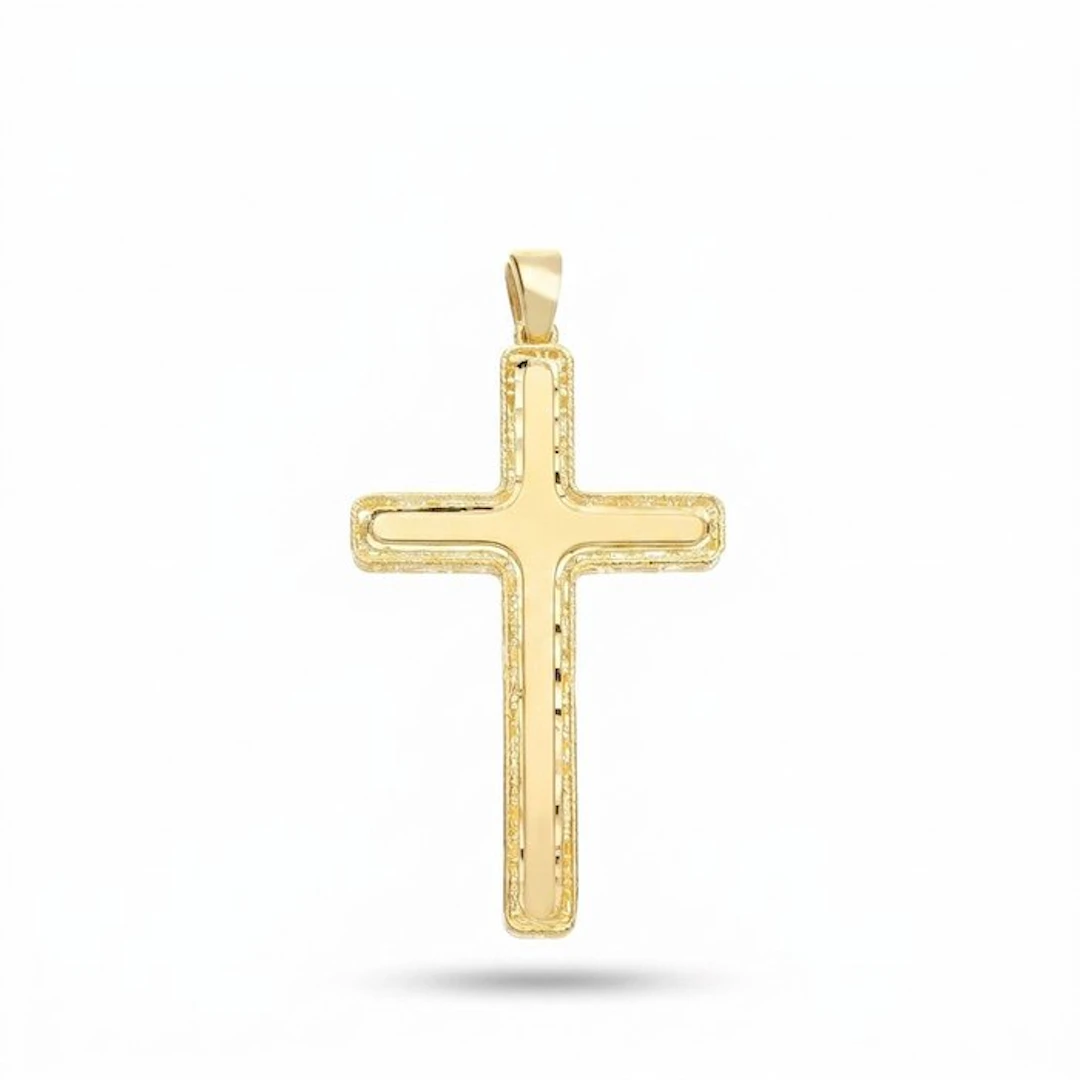 Pendant - 18 kt. Yellow gold - Ladies' Cross 3 g