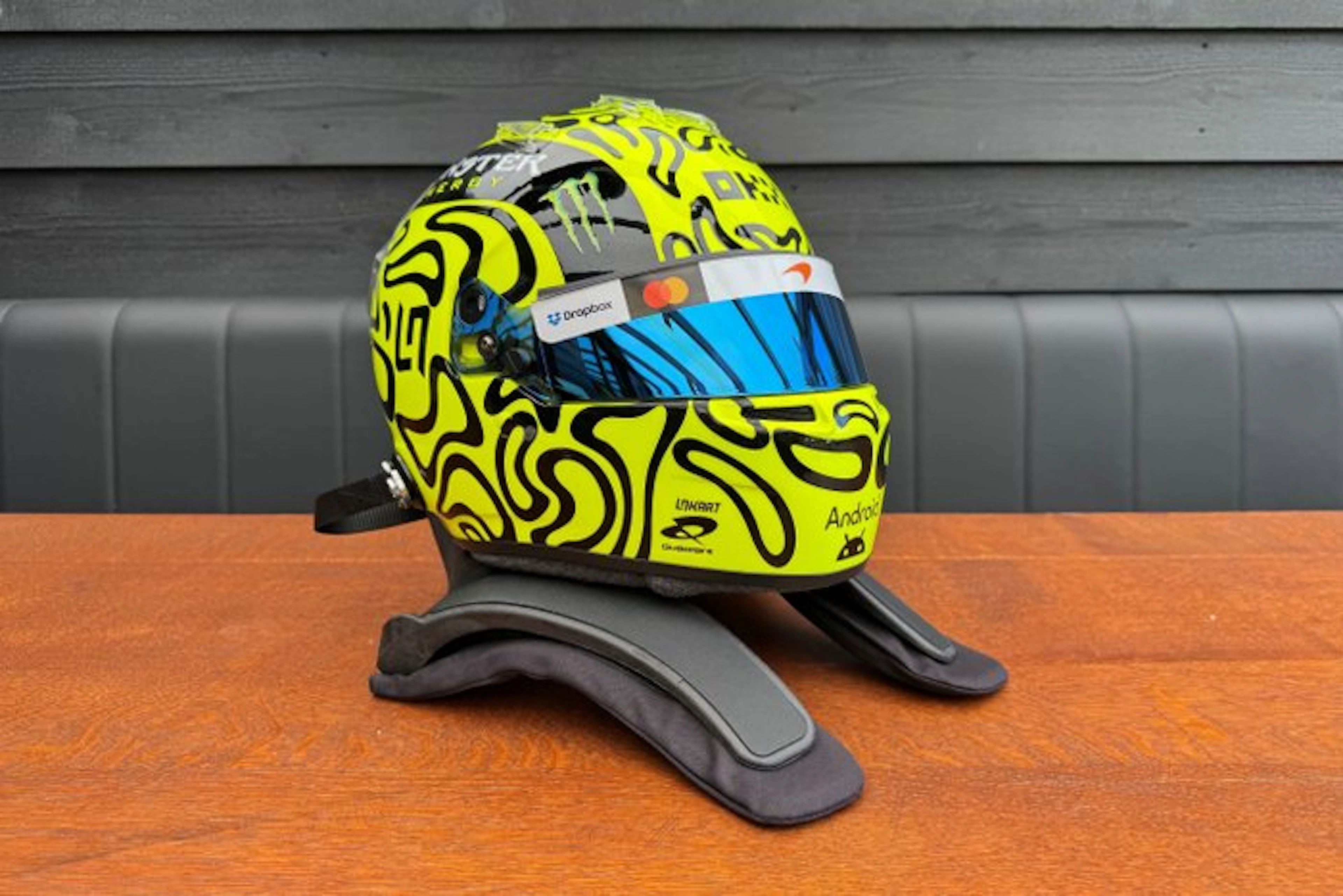 Mclaren - Lando Norris - 2026 - Replica helmet with HANS (Head and neck system)