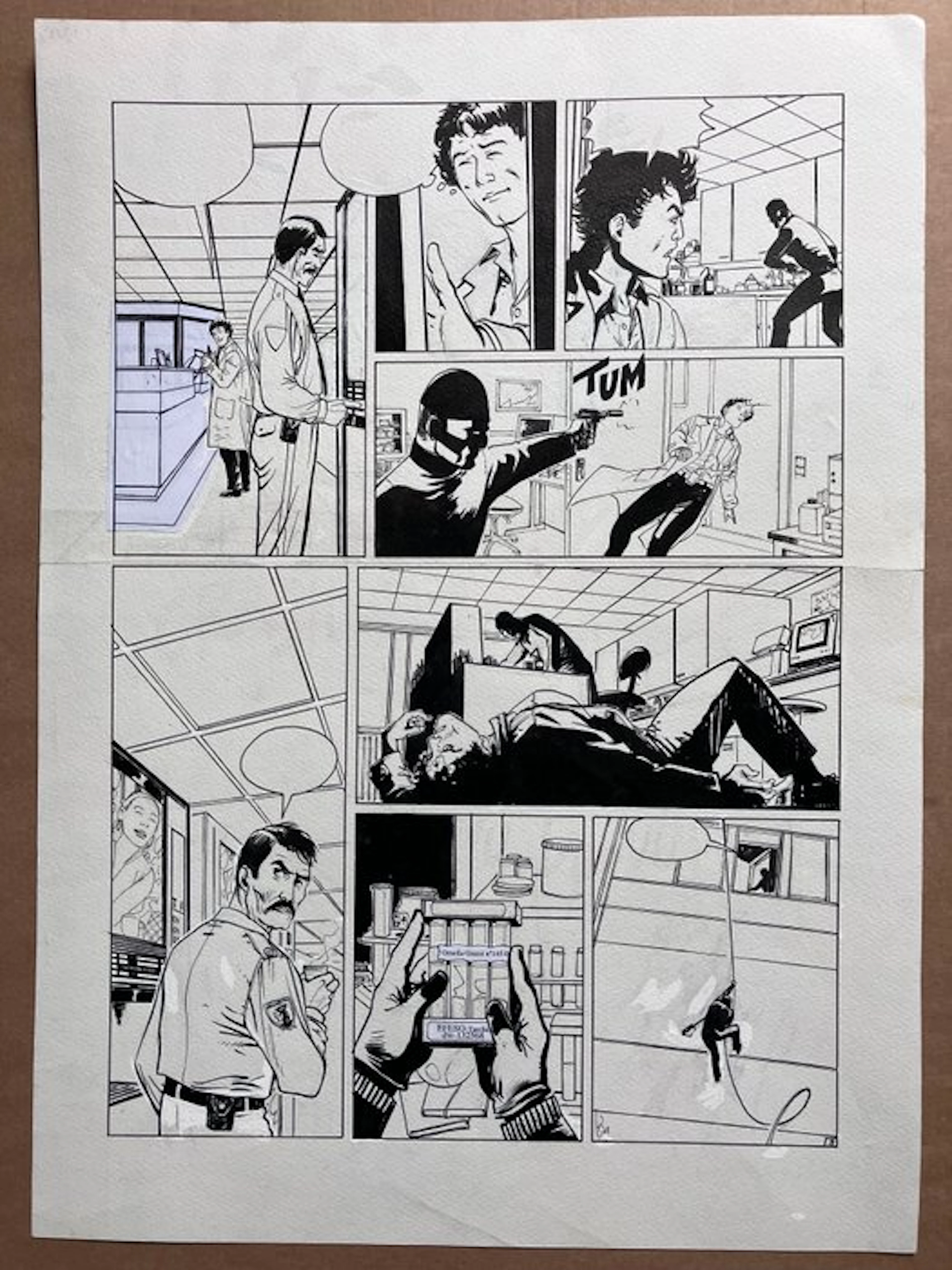 Reculé, Henri - 1 Original page - Cassio - Le Second coup - 2008