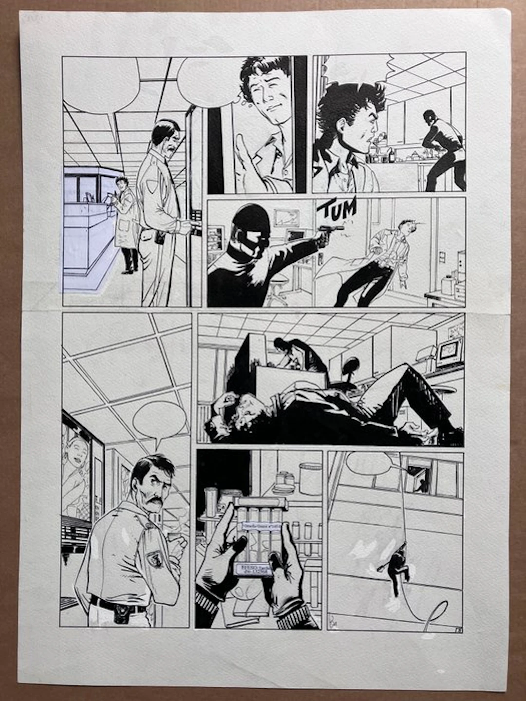 Reculé, Henri - 1 Original page - Cassio - Le Second coup - 2008