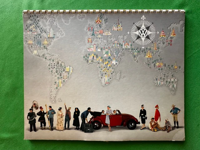 Calendar - Volkswagen - Beetle - T1 - Karmann Ghia - 1960