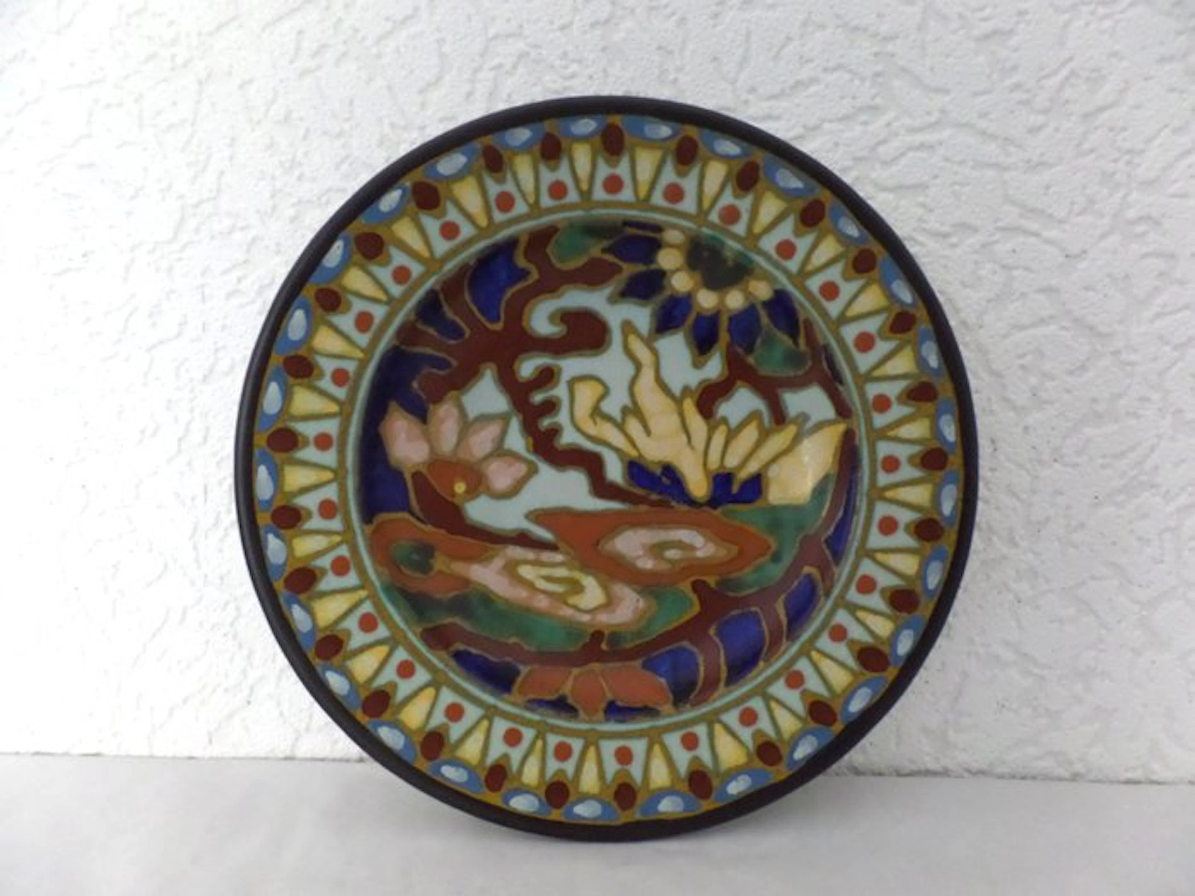 Plateelbakkerij Zuid-Holland - J. Slinger - Plate - Plateel - Decor Breetvelt