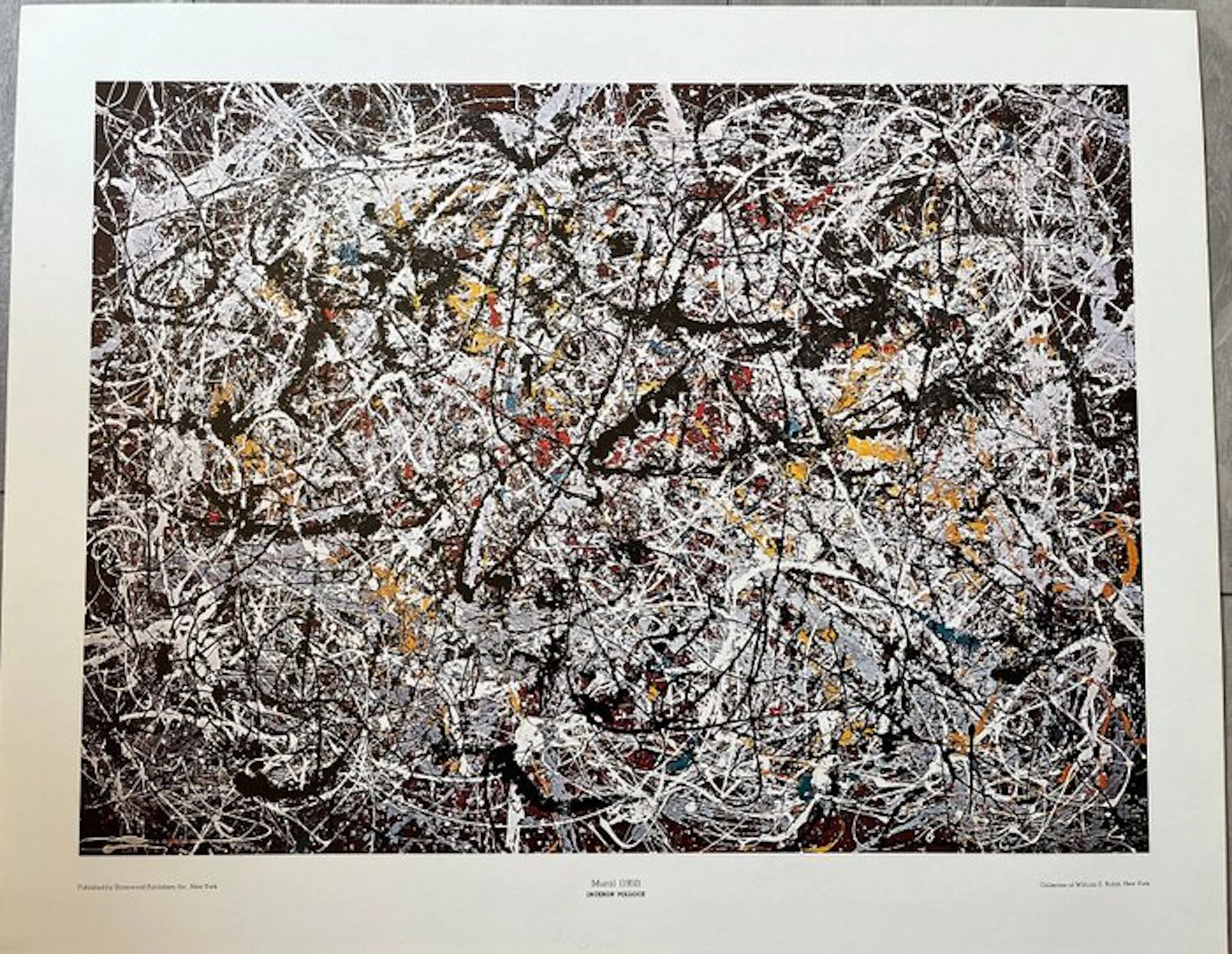 Jackson Pollock (1912-1956), after - Mural 1950 - 1980s