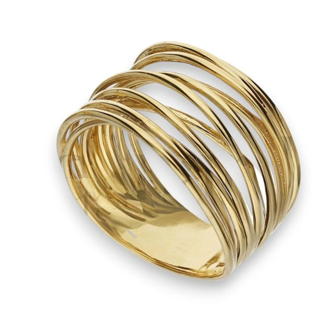 Ring - 18 kt. Yellow gold - Ring 18k 7.8 g