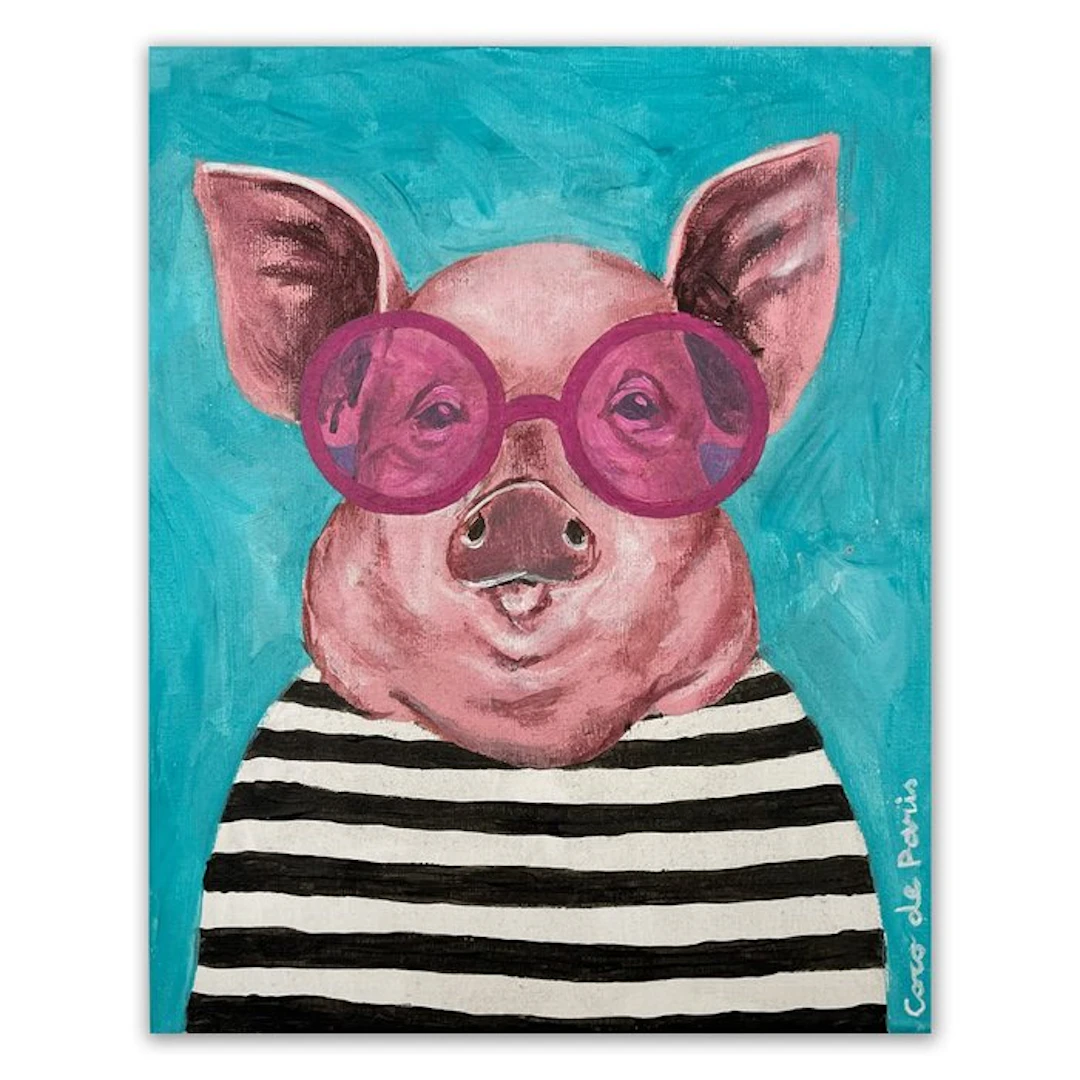 Coco de Paris - Stripy Pig