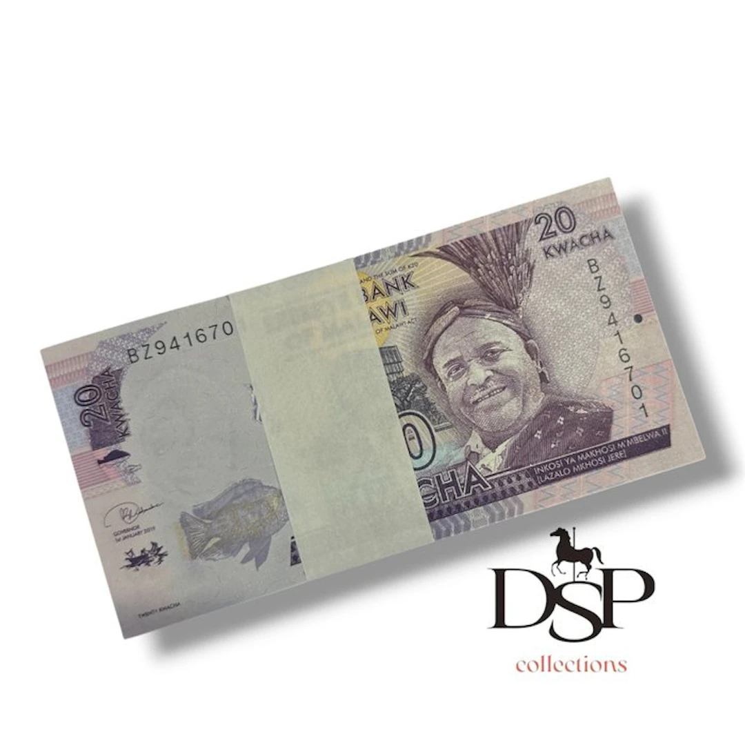 Malawi. - 100 x 20 Kwacha - 2019 - Pick 63 (No reserve price)