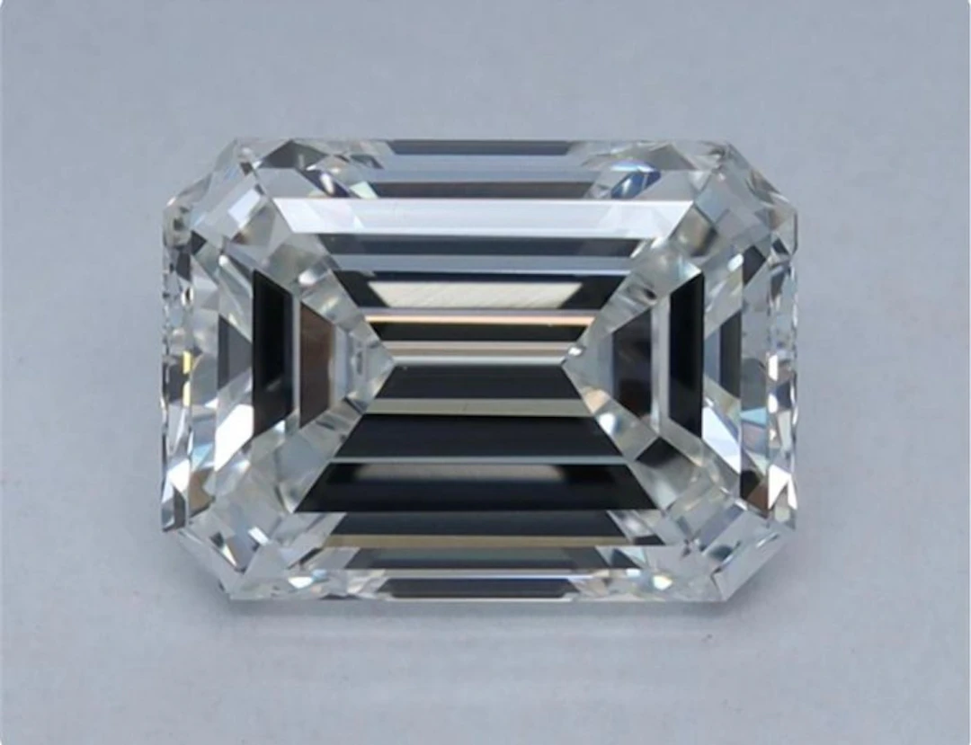 1 pcs Diamond (Natural) - 1.04 ct - Emerald - G - IF...