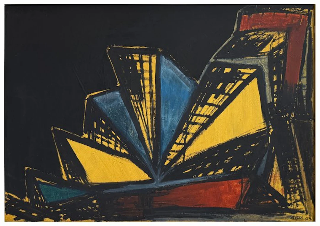 Carlo Frittelli (1935-2026) - Composizione Astratto-Costruttivista