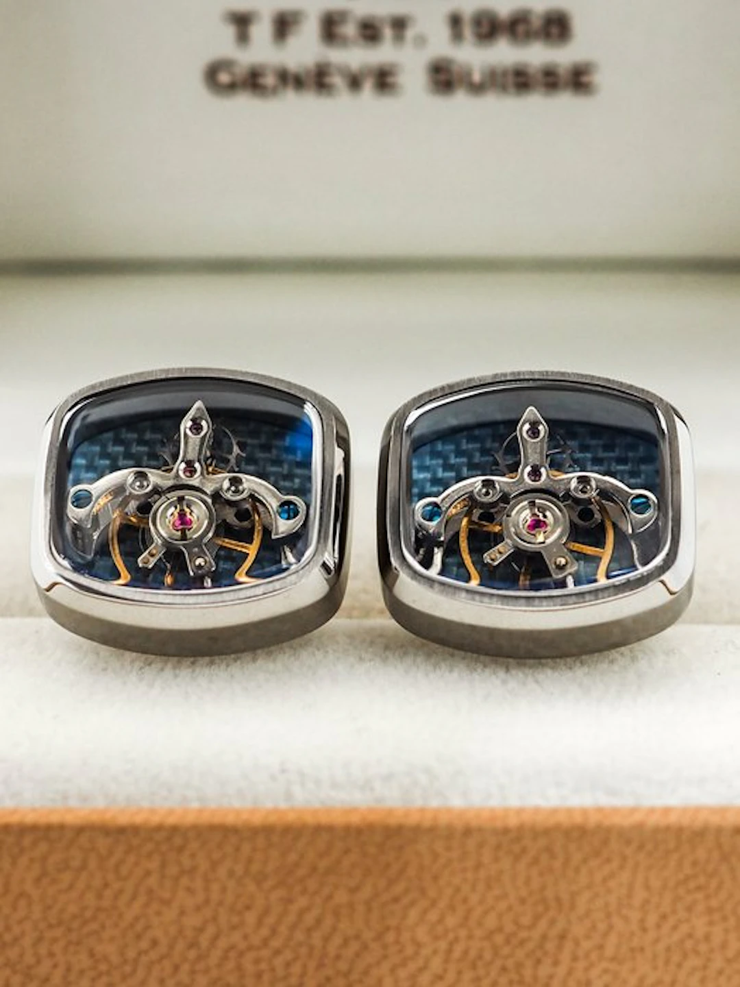 Tourbillon Tonneau - Cufflinks - TF Est. 1968