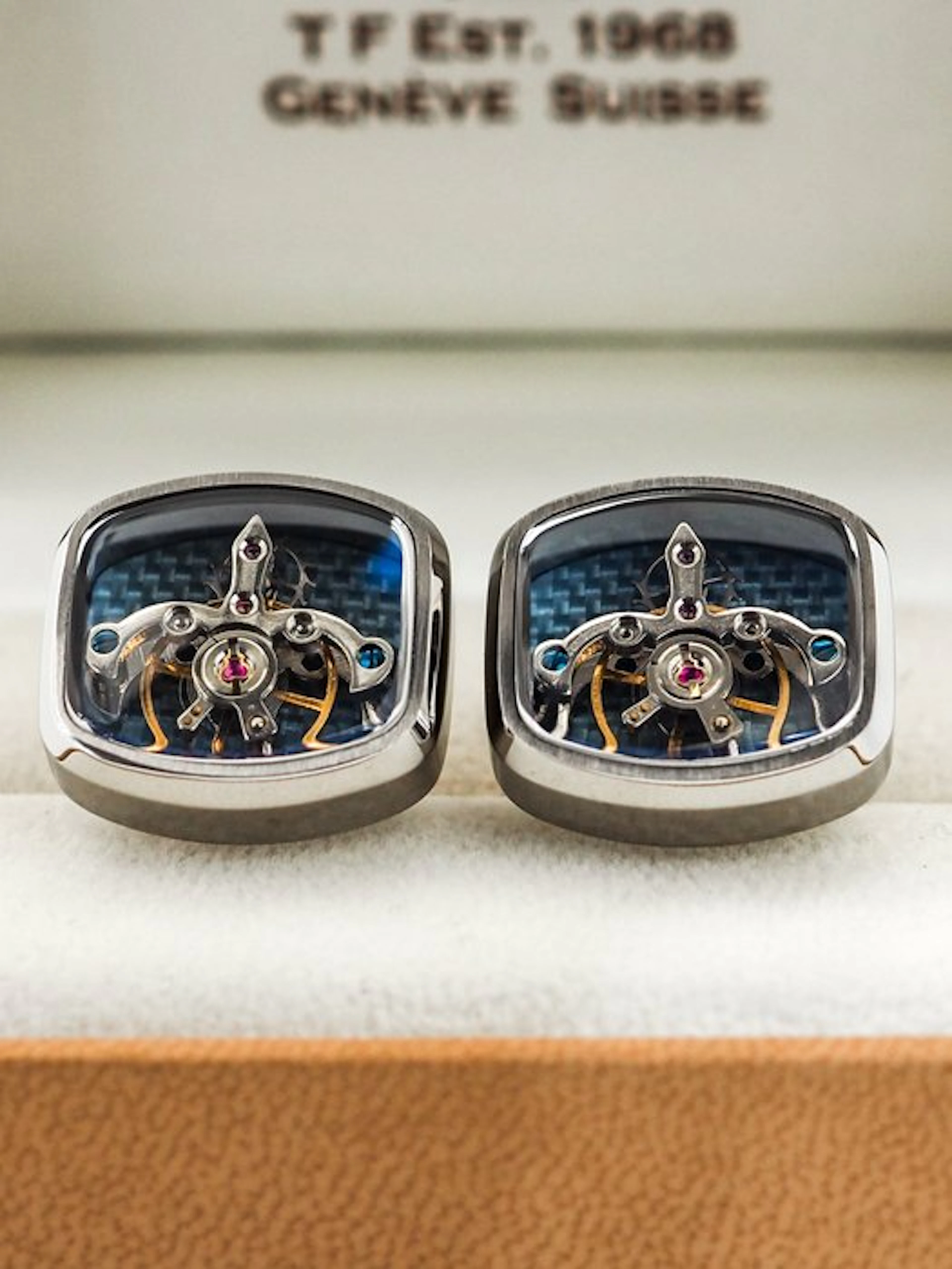 Tourbillon Tonneau - Cufflinks - TF Est. 1968