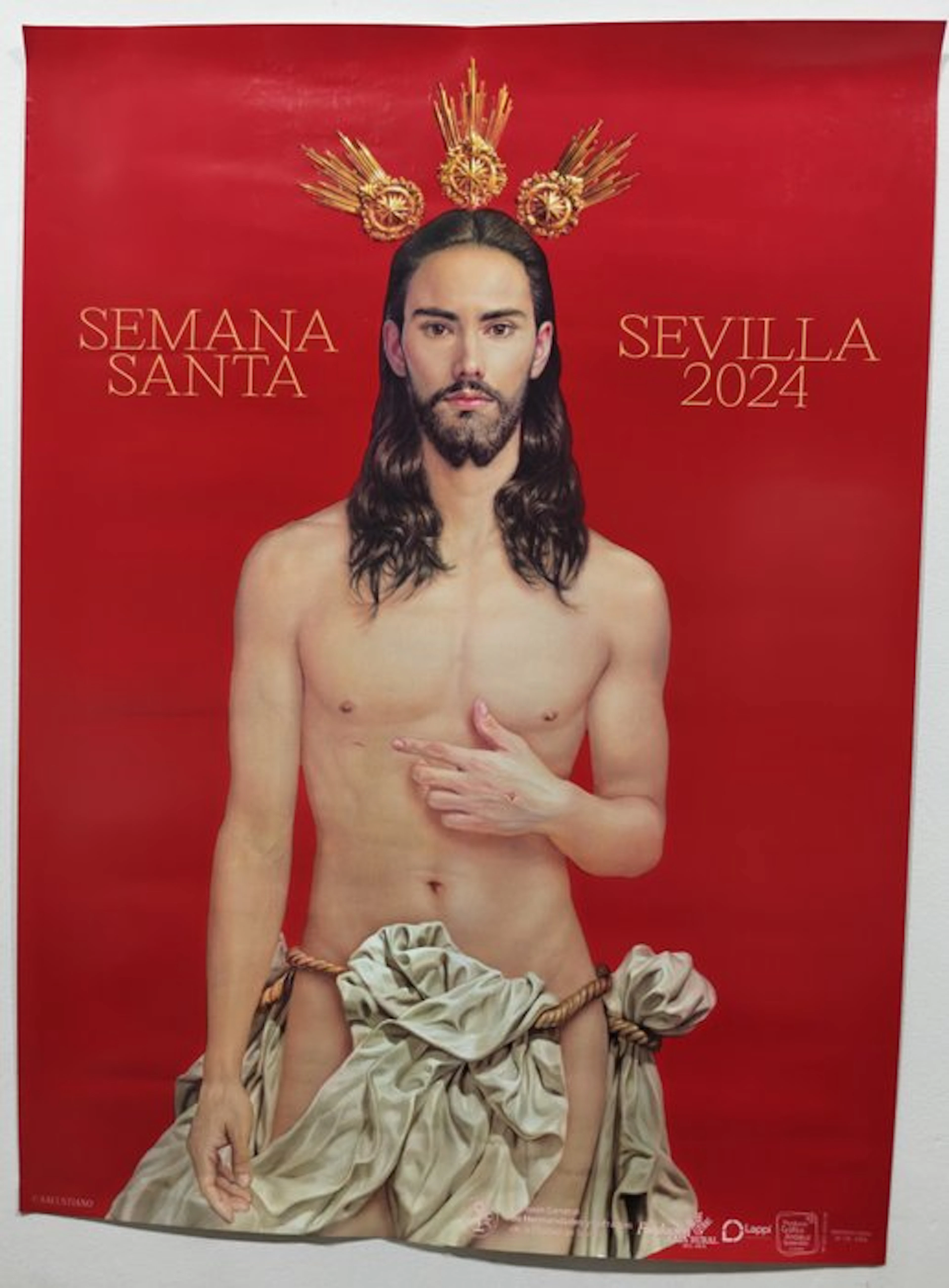Salustiano (État A) - Affiche censuré Semaine Sainte Seville 2024 - 2020s
