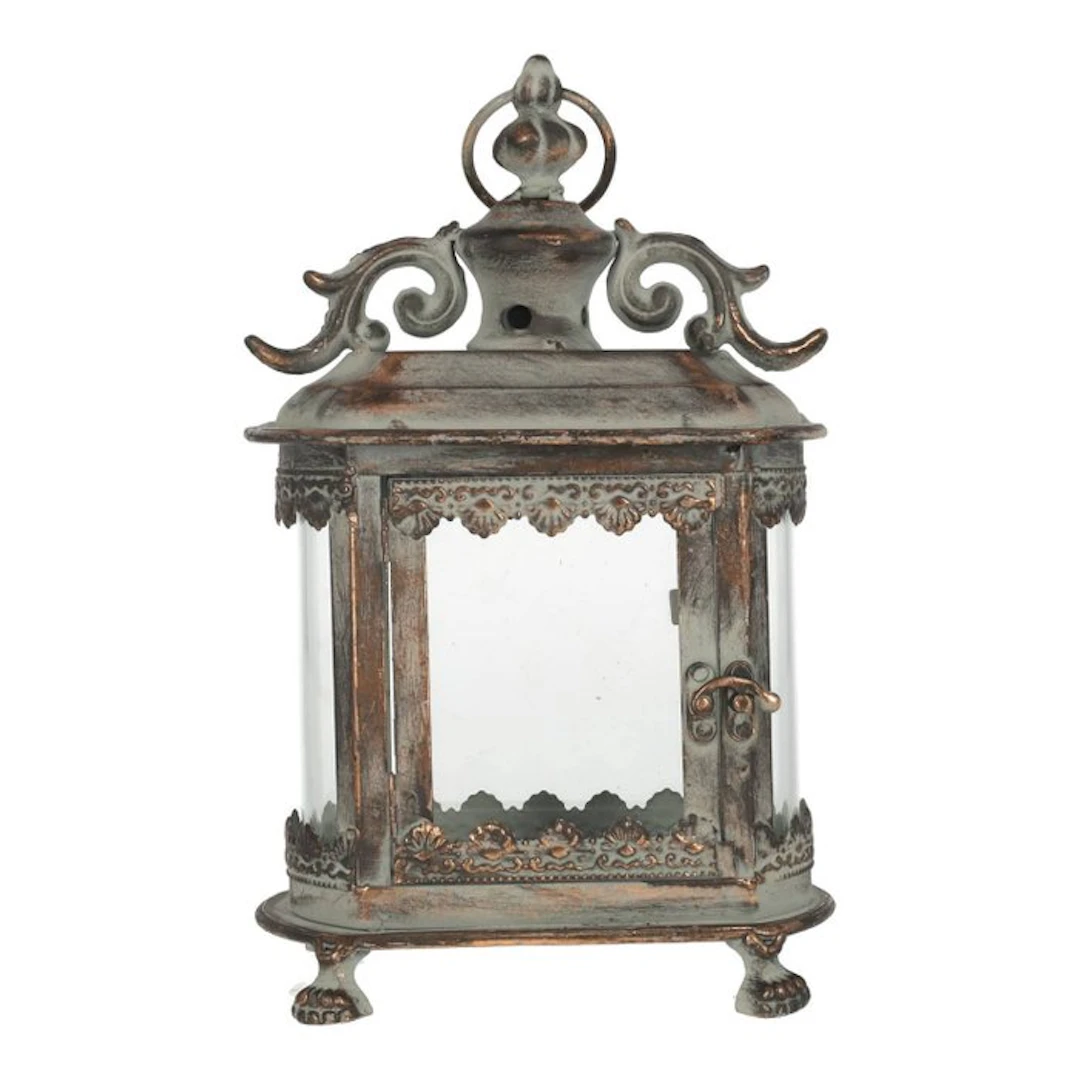 Lantern - Metal, Glass - Lantern - Glass, Metal