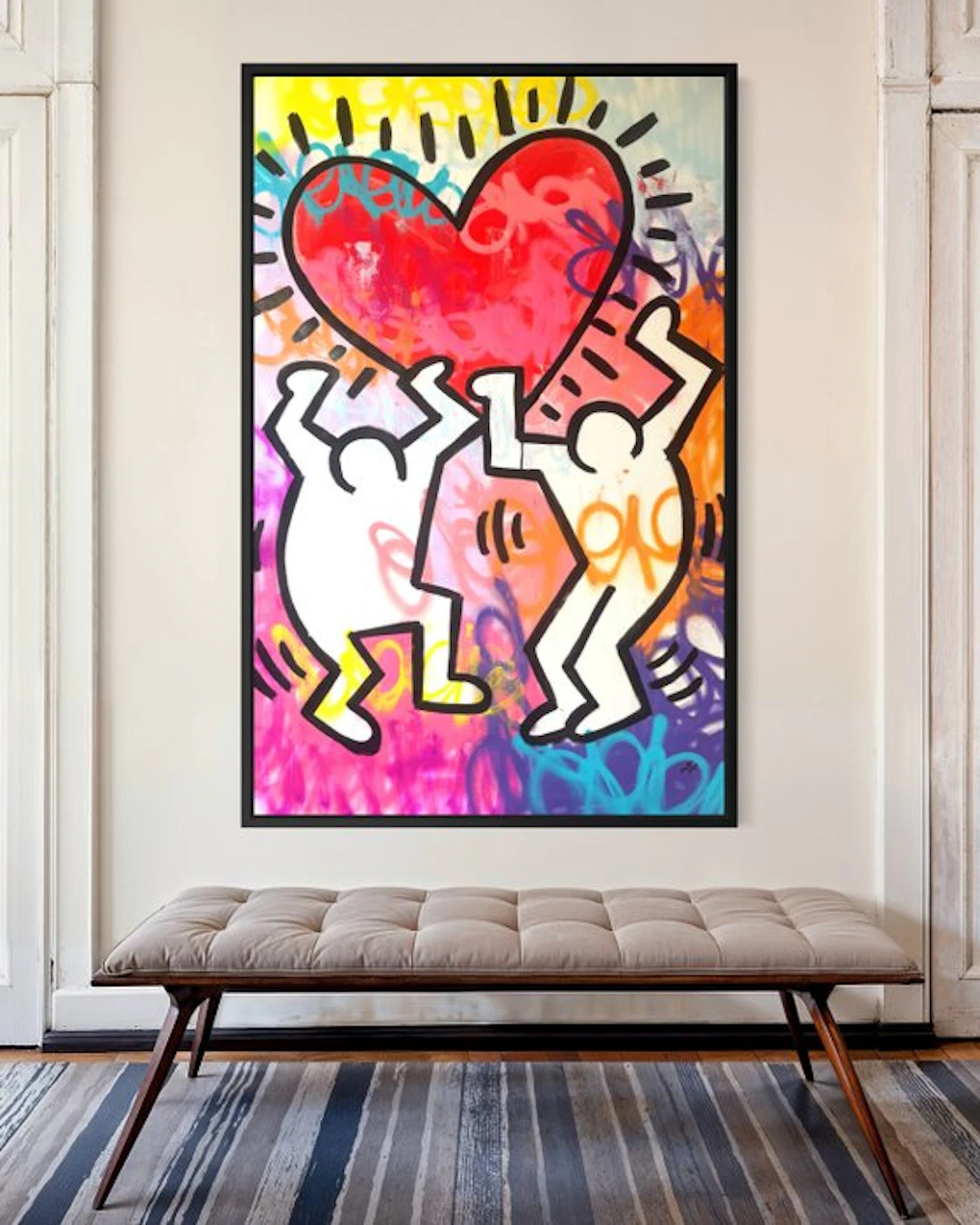 Gunnar Zyl - Heart / Keith Haring & Zyl XXL