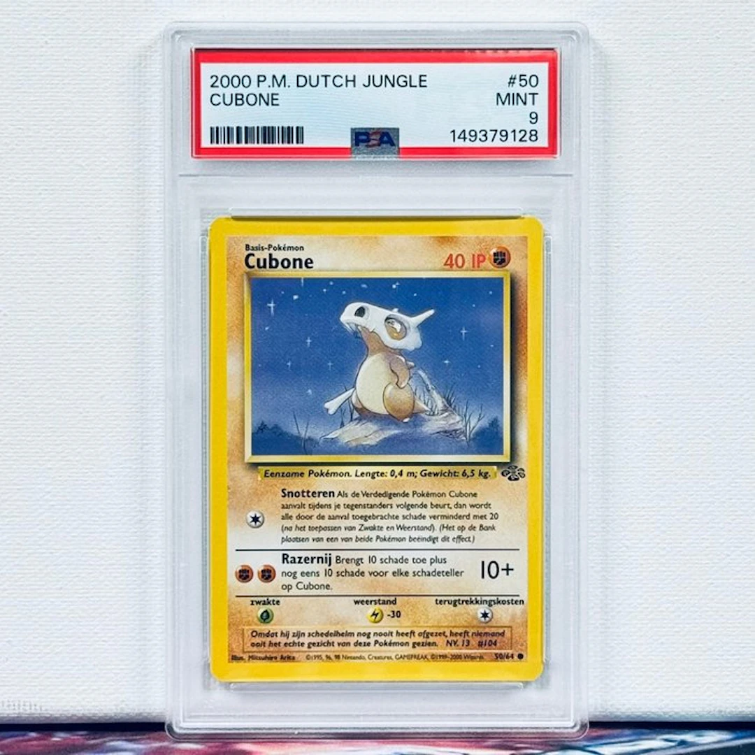Pokémon Graded card - CUBONE #50 - Pokémon - PSA 9