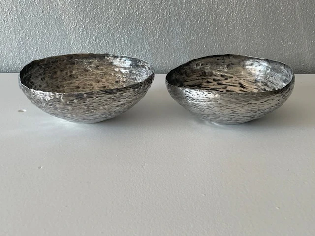 Bowl - Silver - Pair of Bowls
