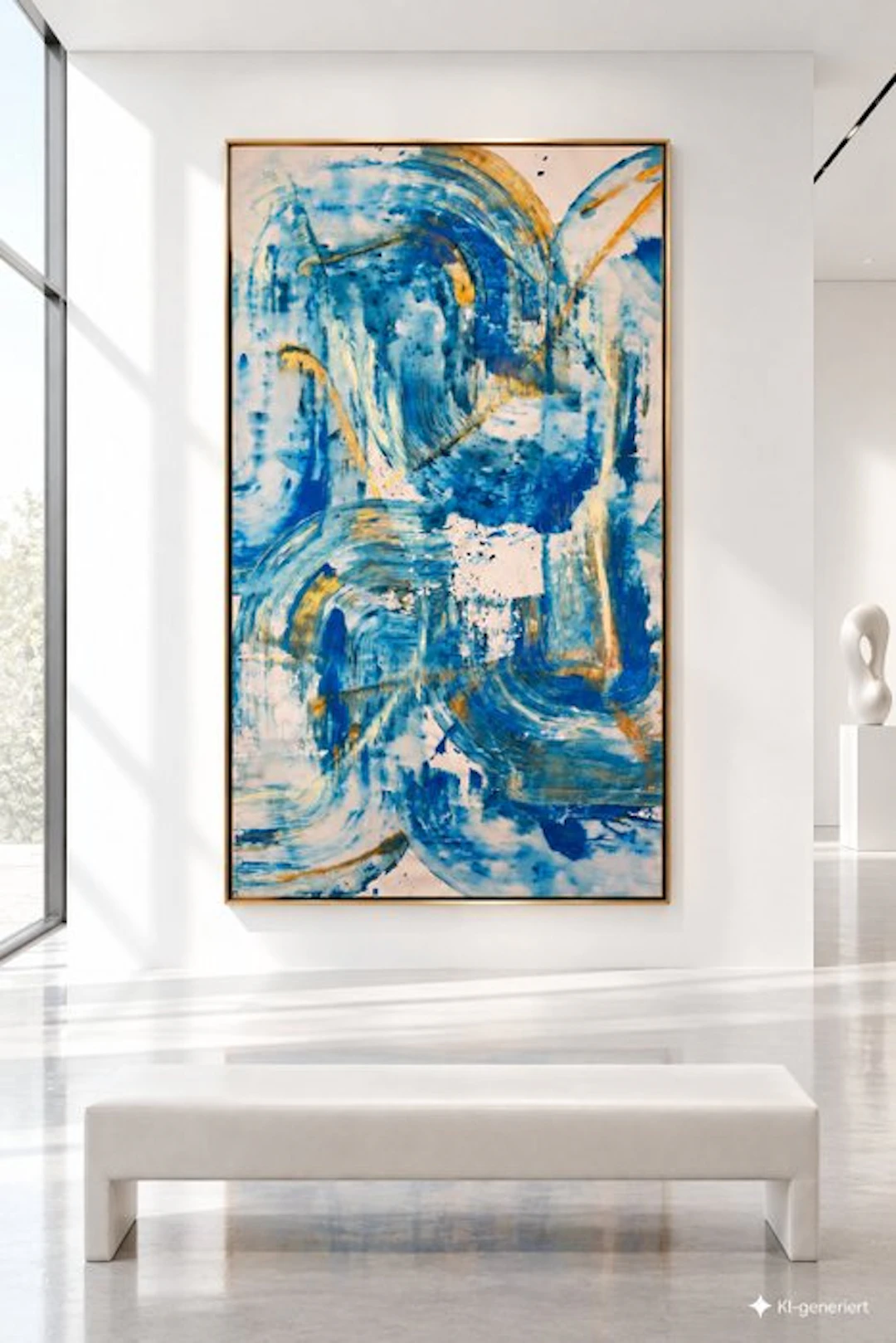 Timo Wedell - Brushstroke Symphony - XXL - Abstract Klein