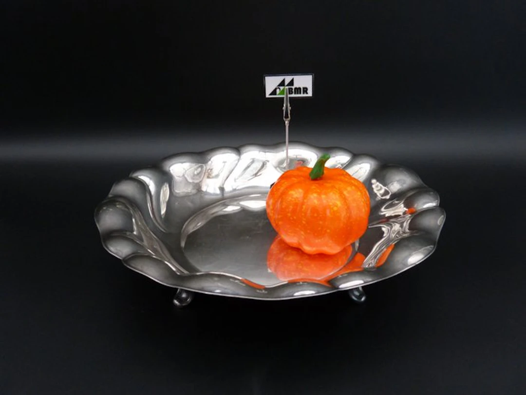 Gebrüder Deyhle - Dish - .830 silver - foot shell