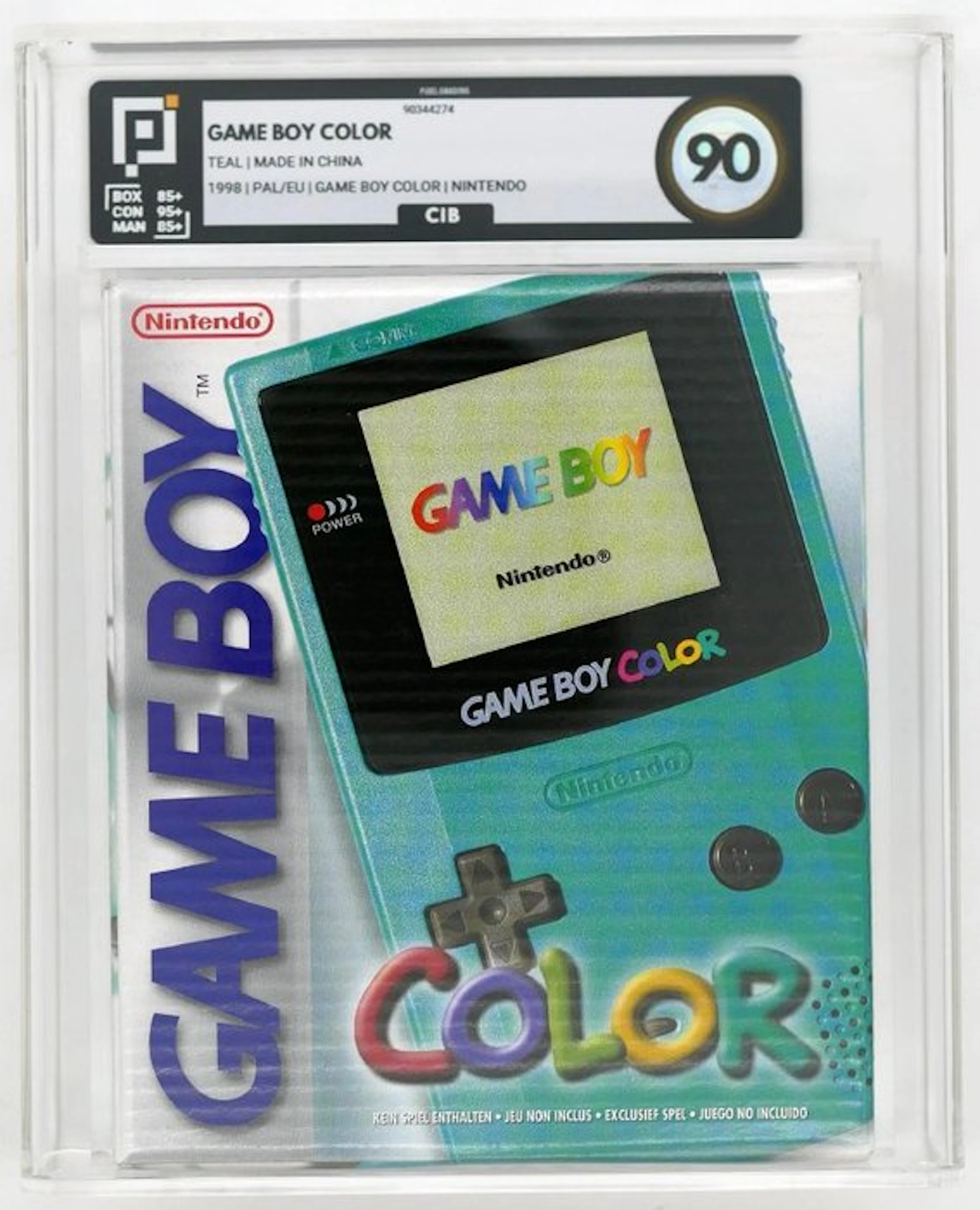 Nintendo - Gameboy Color - GAME BOY COLOR GRADING 90 CIB...