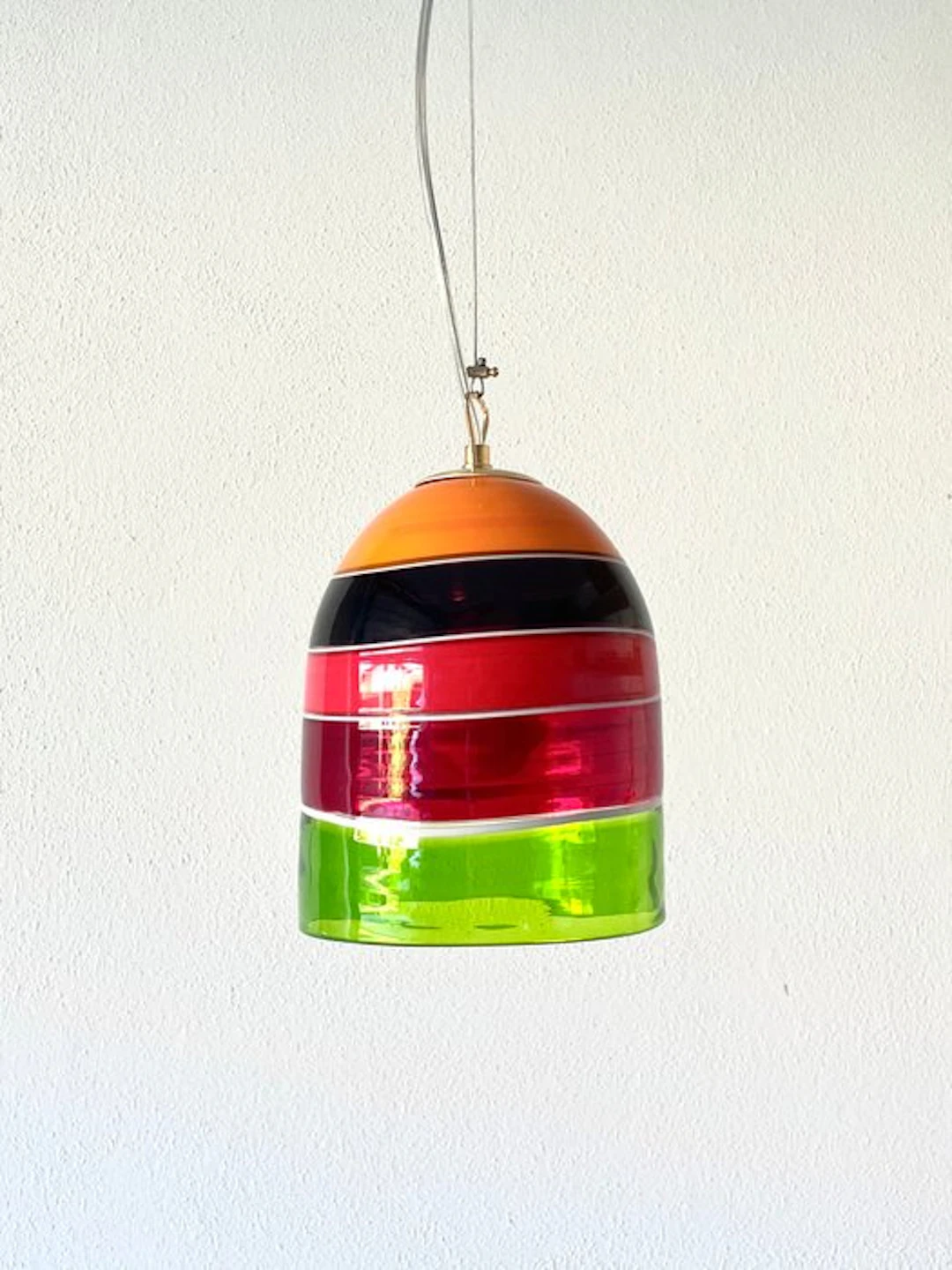 MURANO DESIGN - Chandelier - MULTICOLOR STRIPES - Murano glass