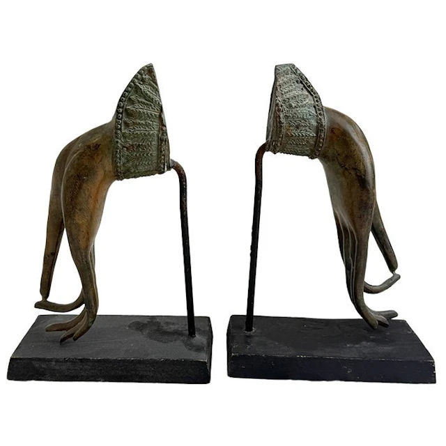 Bookends (2) - Bronze / Copper Alloy