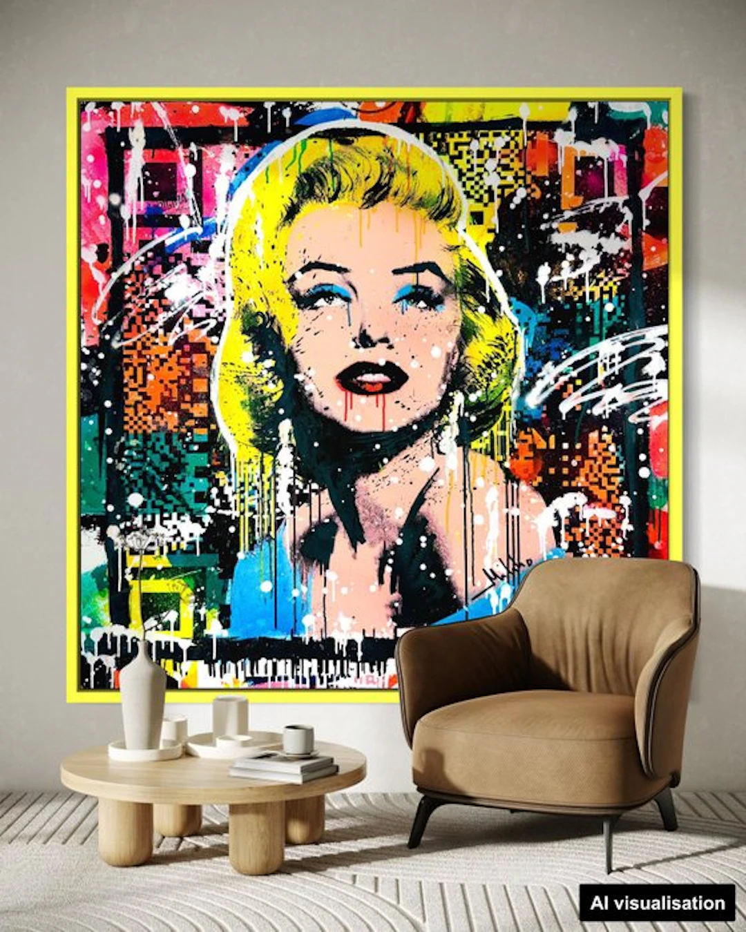 Mikko - Marilyn Monroe QR Background - XL [Unq 1/1]