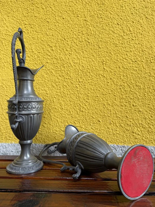 Carafe (2) - Peltro - Pair of carafes