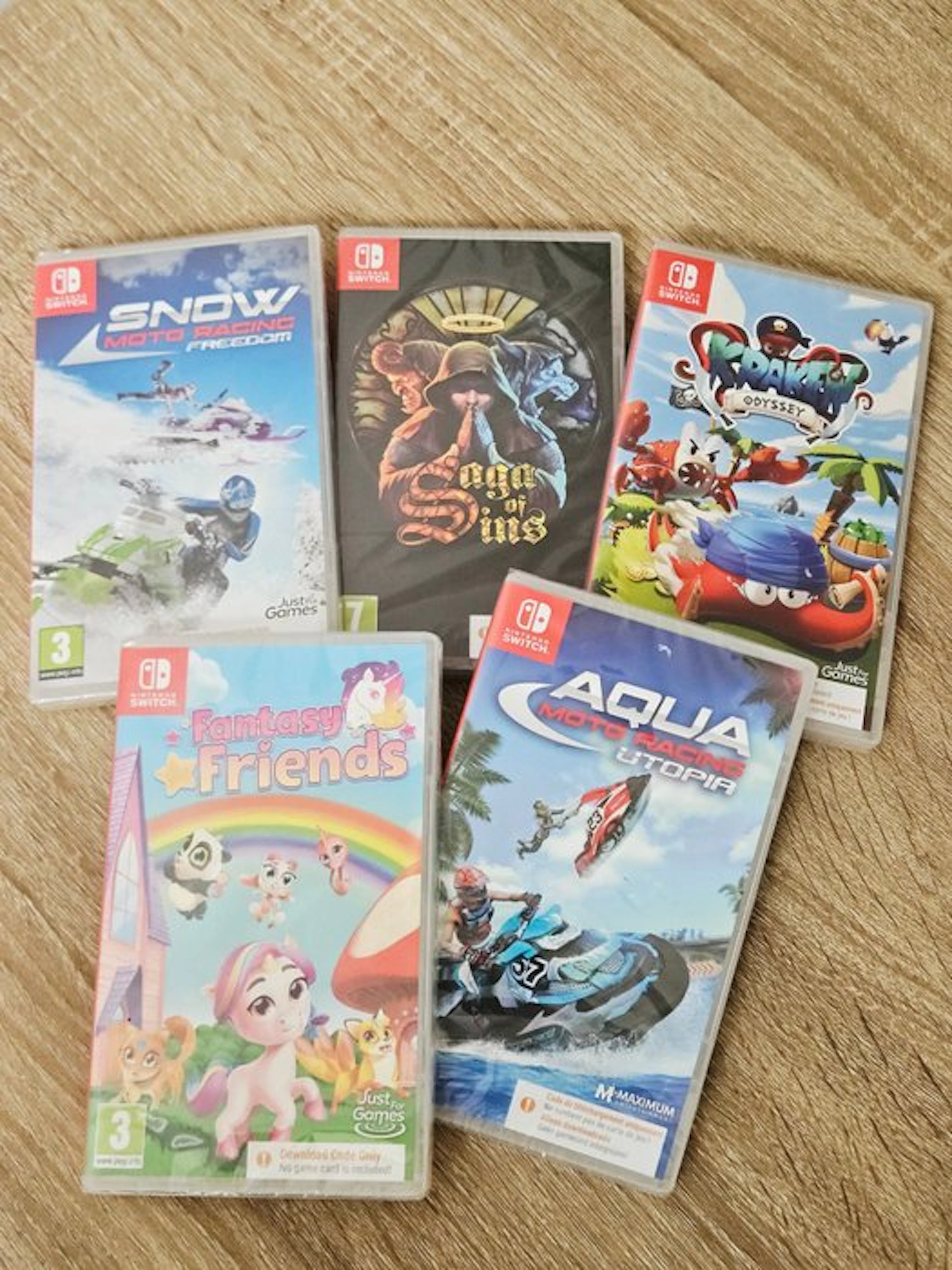 Nintendo - Switch - 5 Jeux Vidéos Nintendo Switch