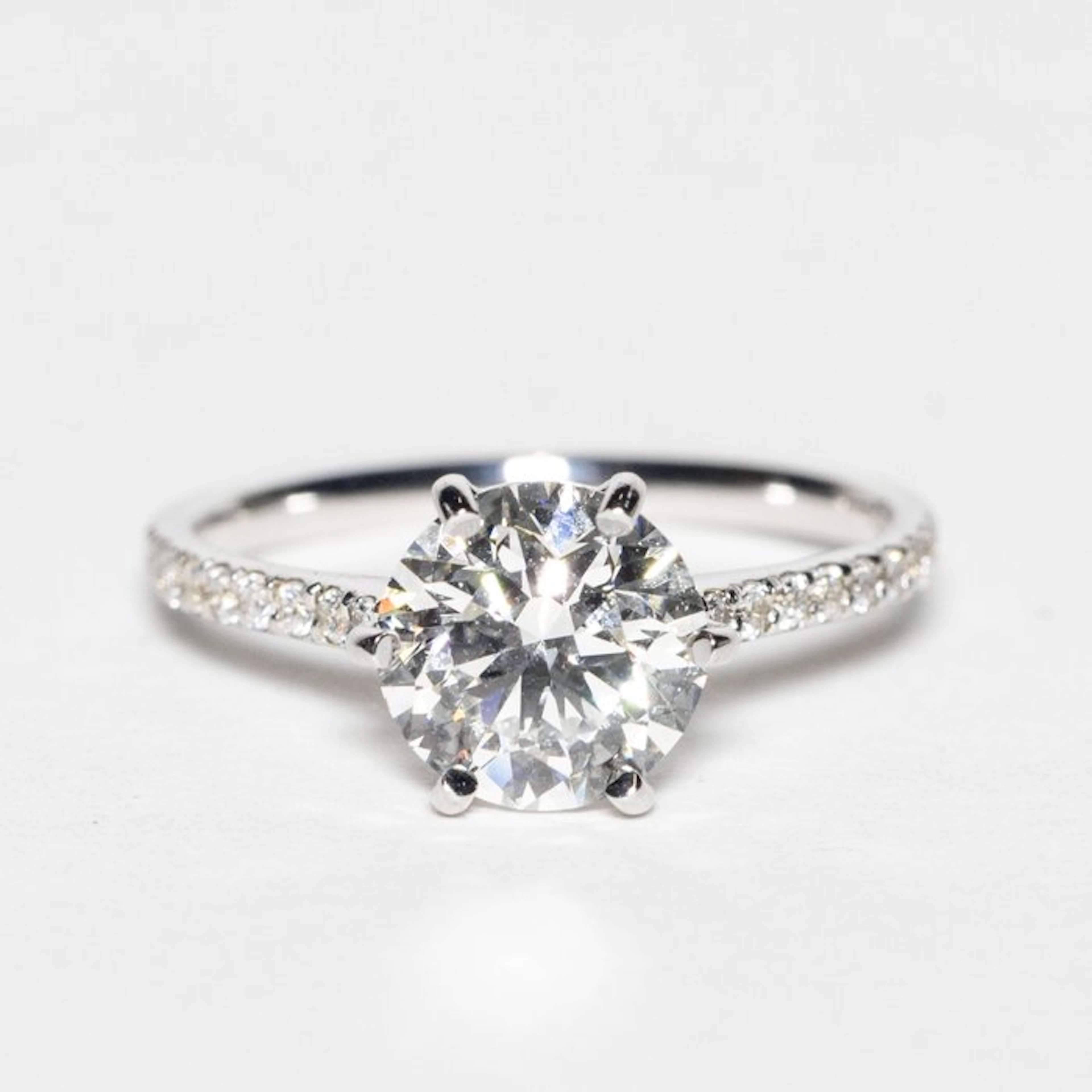 No reserve price - Engagement ring - 18 kt