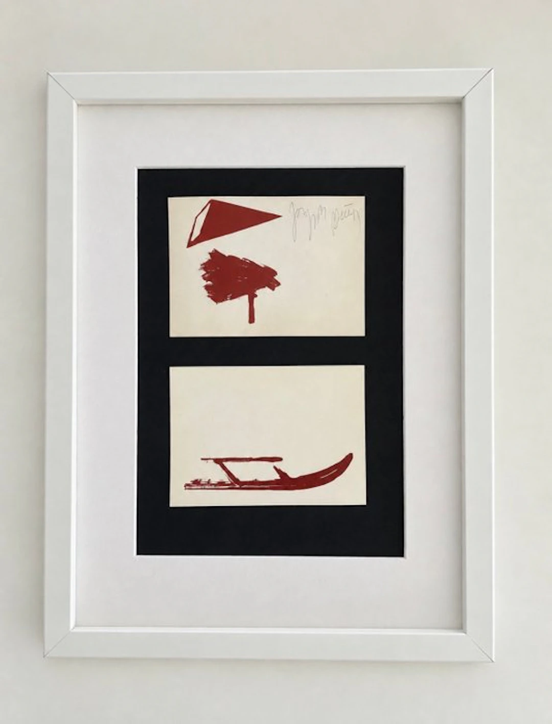 Joseph Beuys (1921-1986) - Joseph Beuys – 2 x Zeichen aus...
