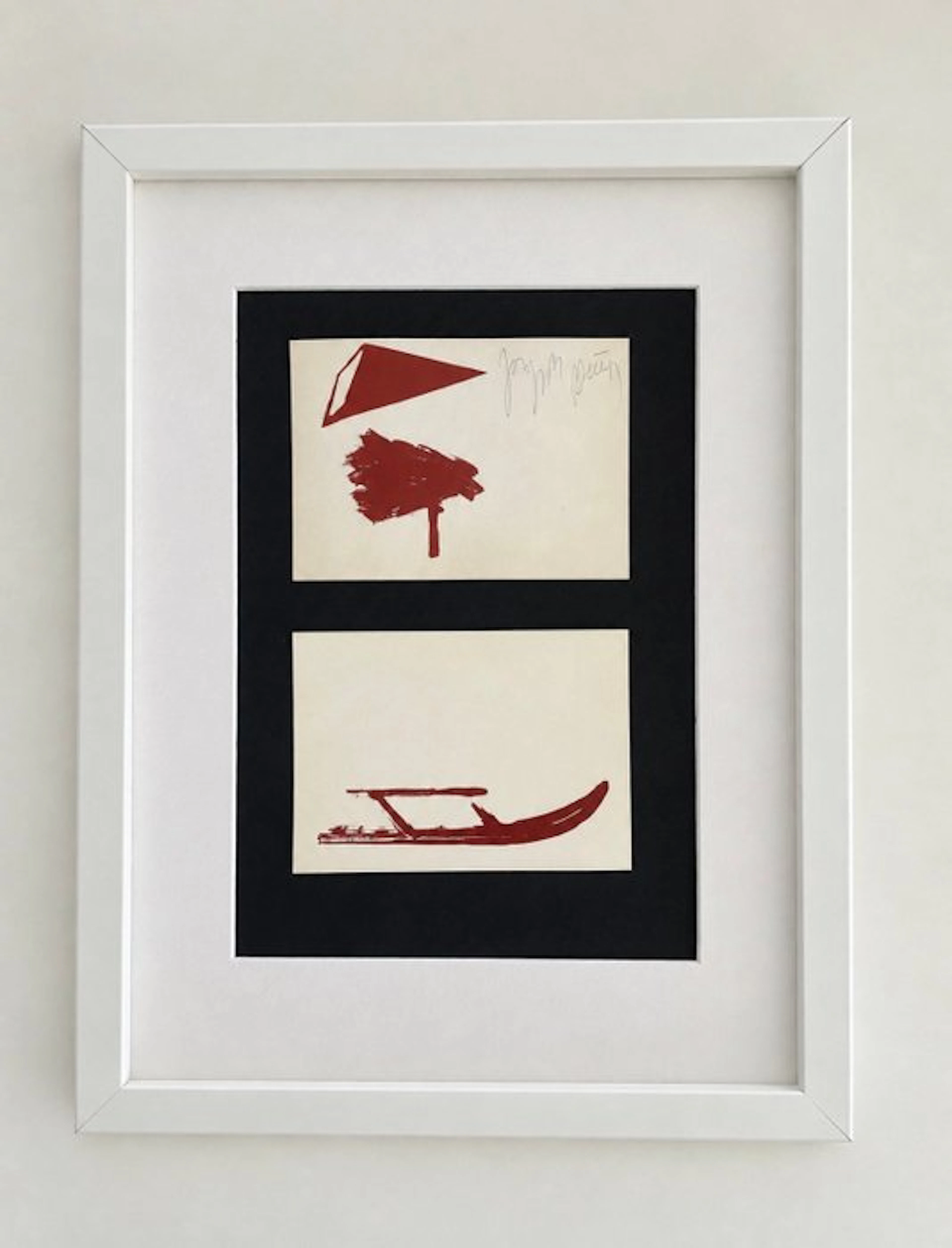 Joseph Beuys (1921-1986) - Joseph Beuys – 2 x Zeichen aus...