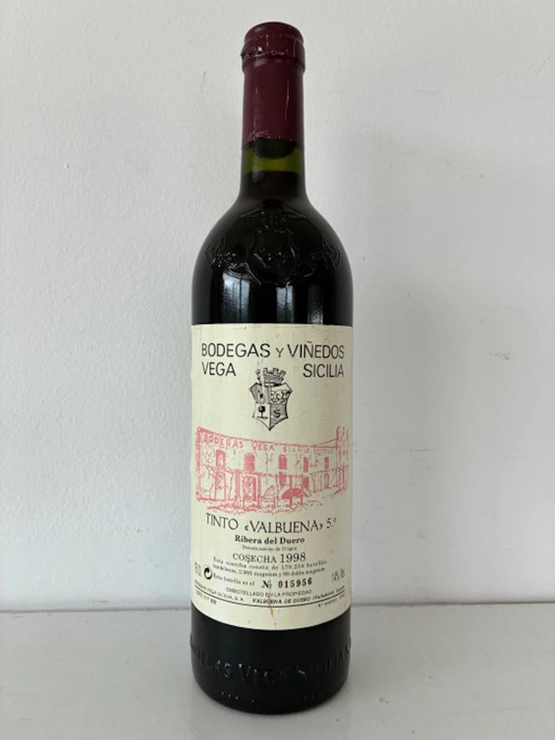 1998 Valbuena Vega Sicilia - Ribera del Duero Reserva - Bottle (0.75L)