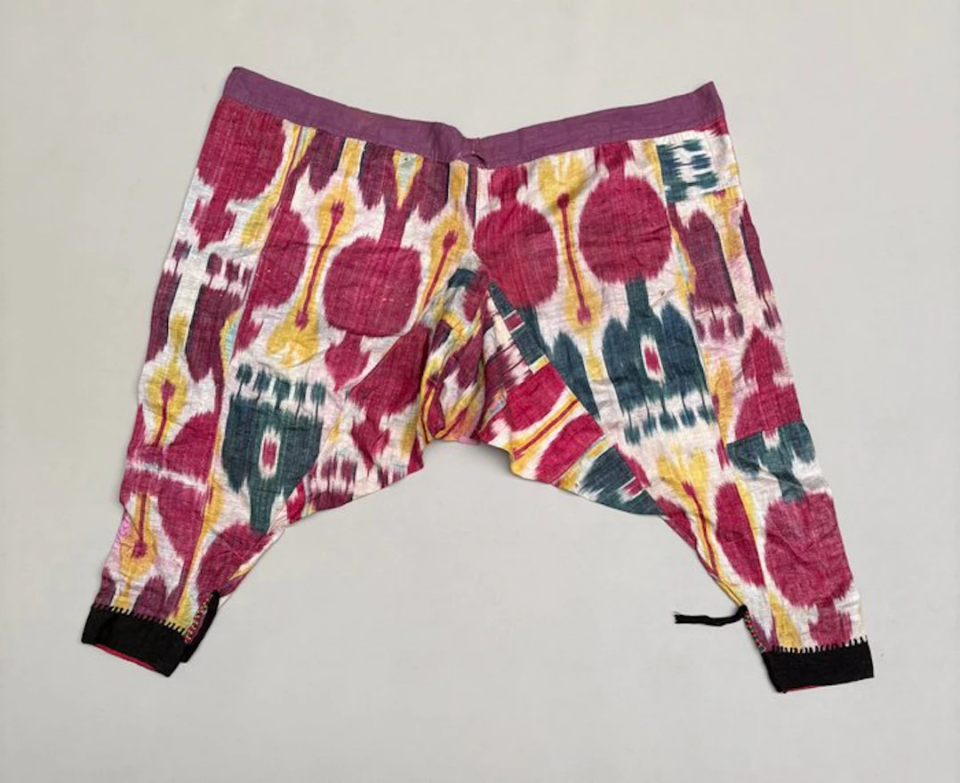 Ikat Pants - necessary - Uzbekistan (No reserve price)