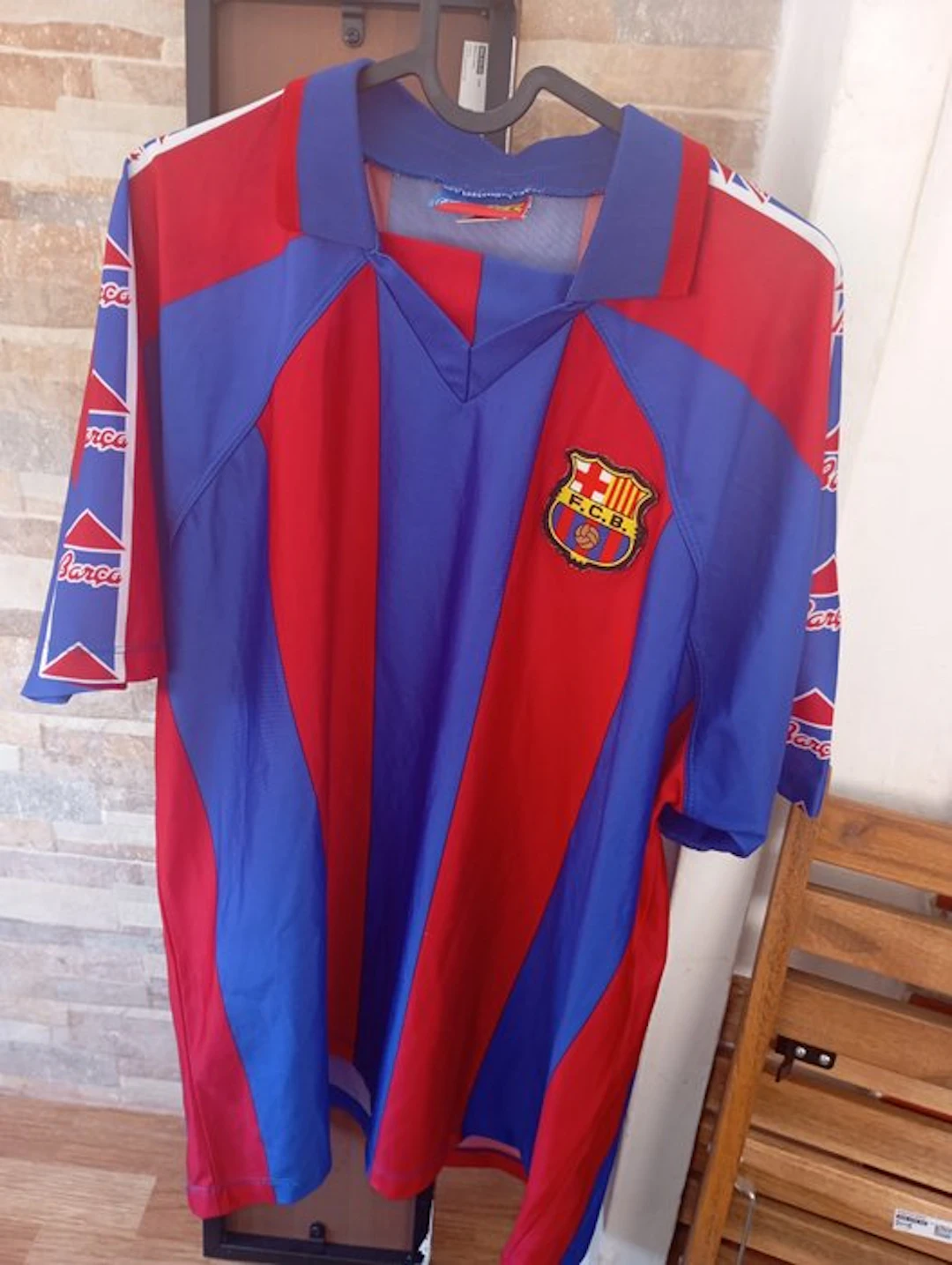 FC Barcelona - Spanish Football League - Ronaldo - 1997 - Football shirt