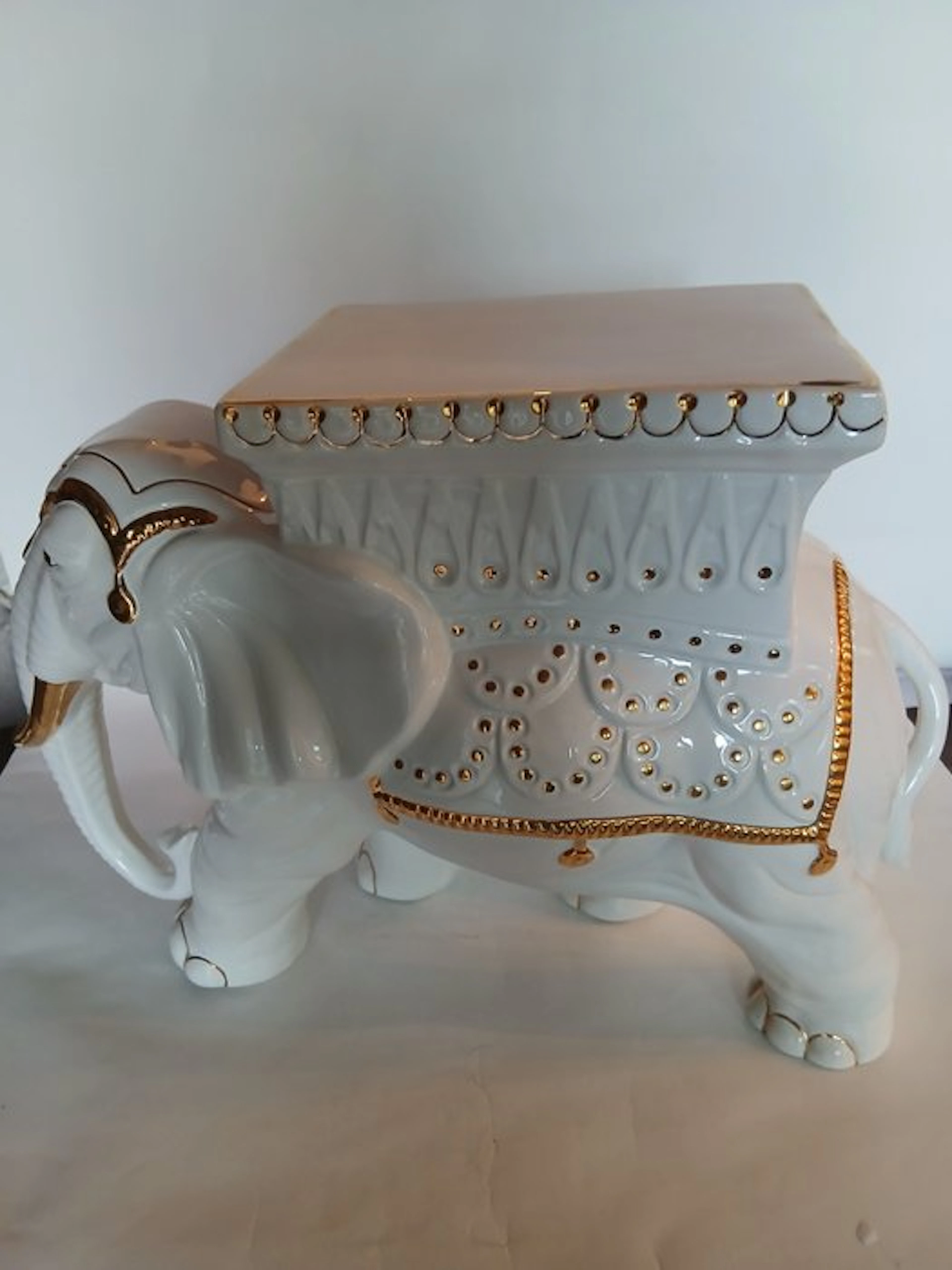 Side table - Ceramic - White Elephant Italy