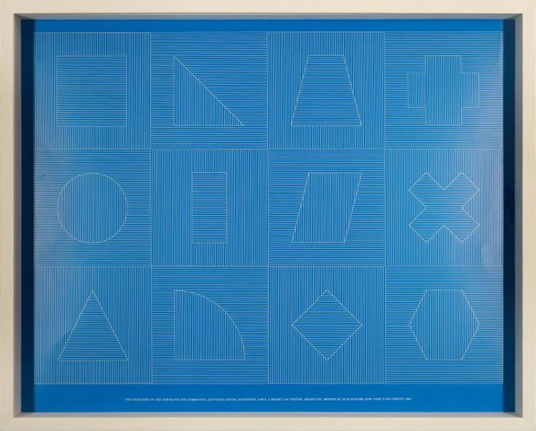 Sol Lewitt (1928-2007) - aus " The Four Sides of the...
