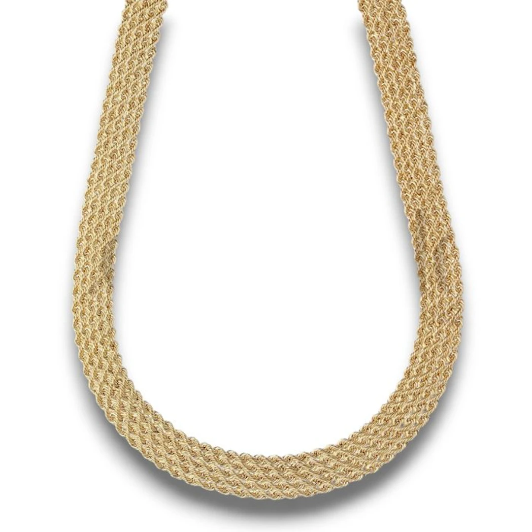 Necklace - 18 kt. Yellow gold - Carpet Necklace 17.8 g