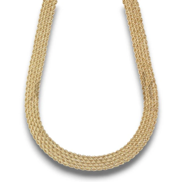 Necklace - 18 kt. Yellow gold - Carpet Necklace 17.8 g