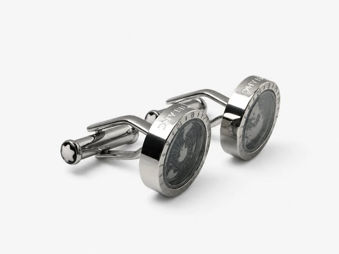 Montblanc - Steel - Cufflinks - Geosphere Cufflinks